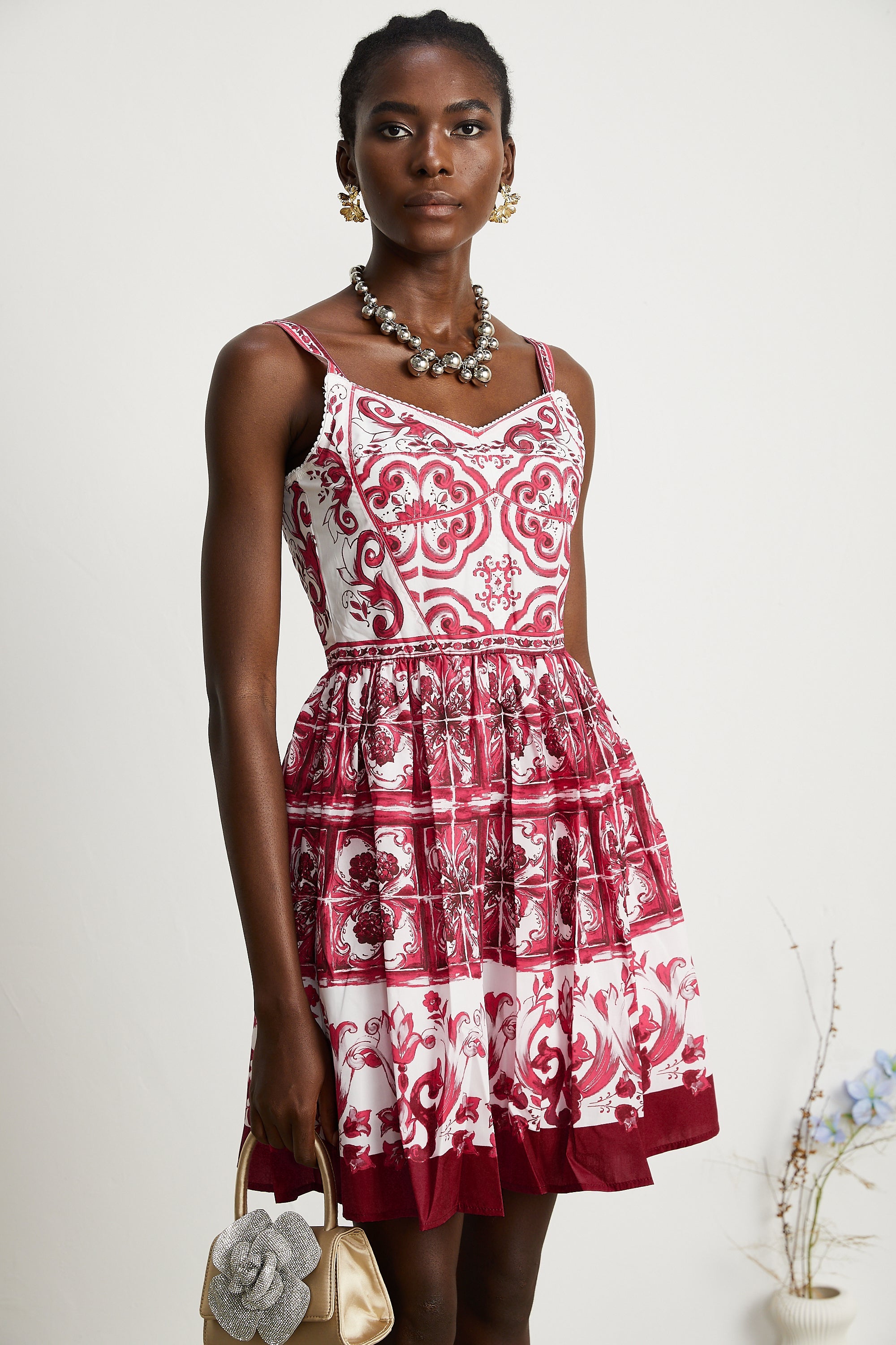 Annika graphic-print sleeveless mini dress (Final Sale-US Only)