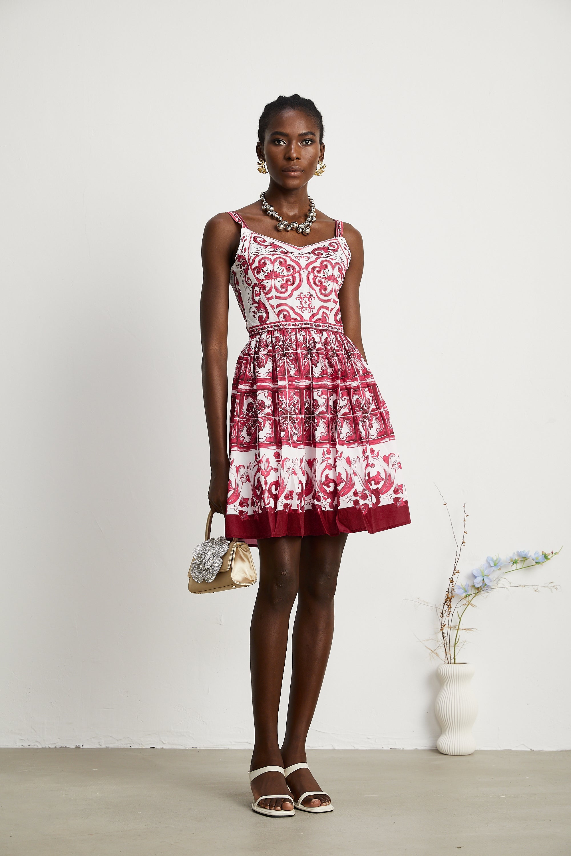 Annika graphic-print sleeveless mini dress (Final Sale-US Only)