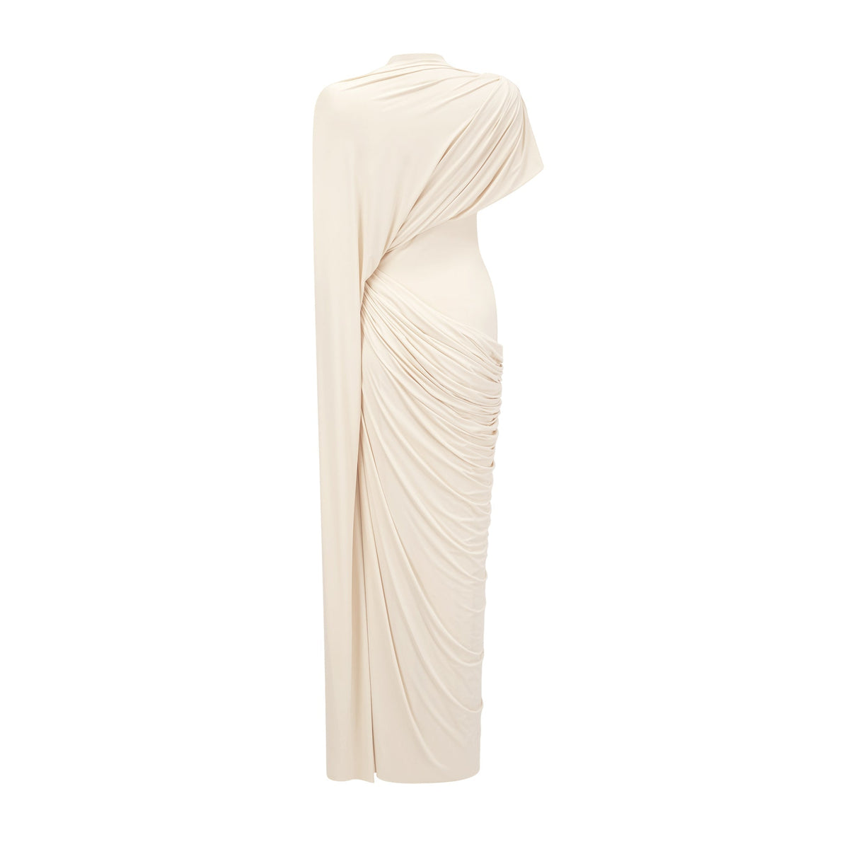 Fenella asymmetrical draped cape & dress matching set