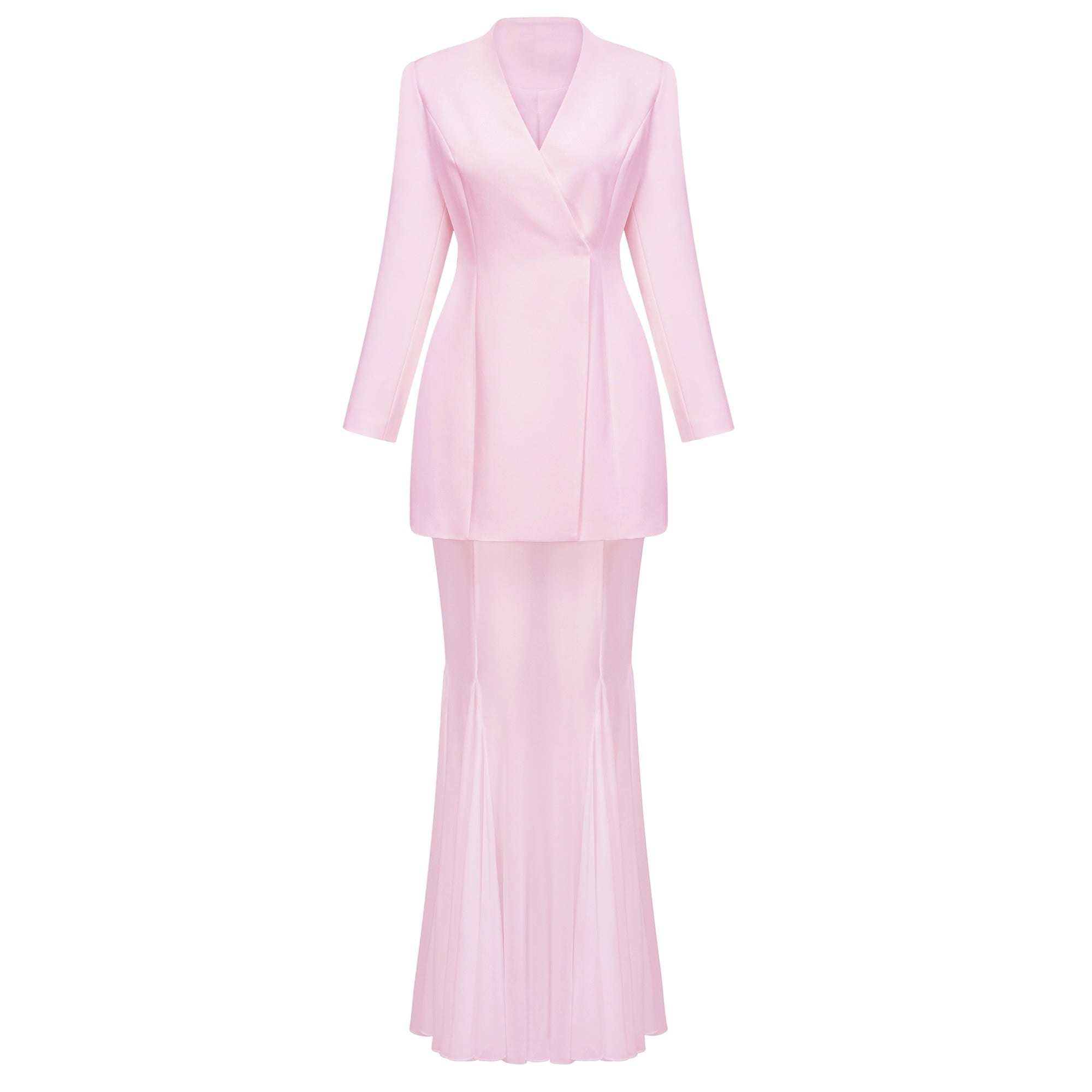 Enora Barrel Design Jacket & Skirt Set (Final Sale-US Only)