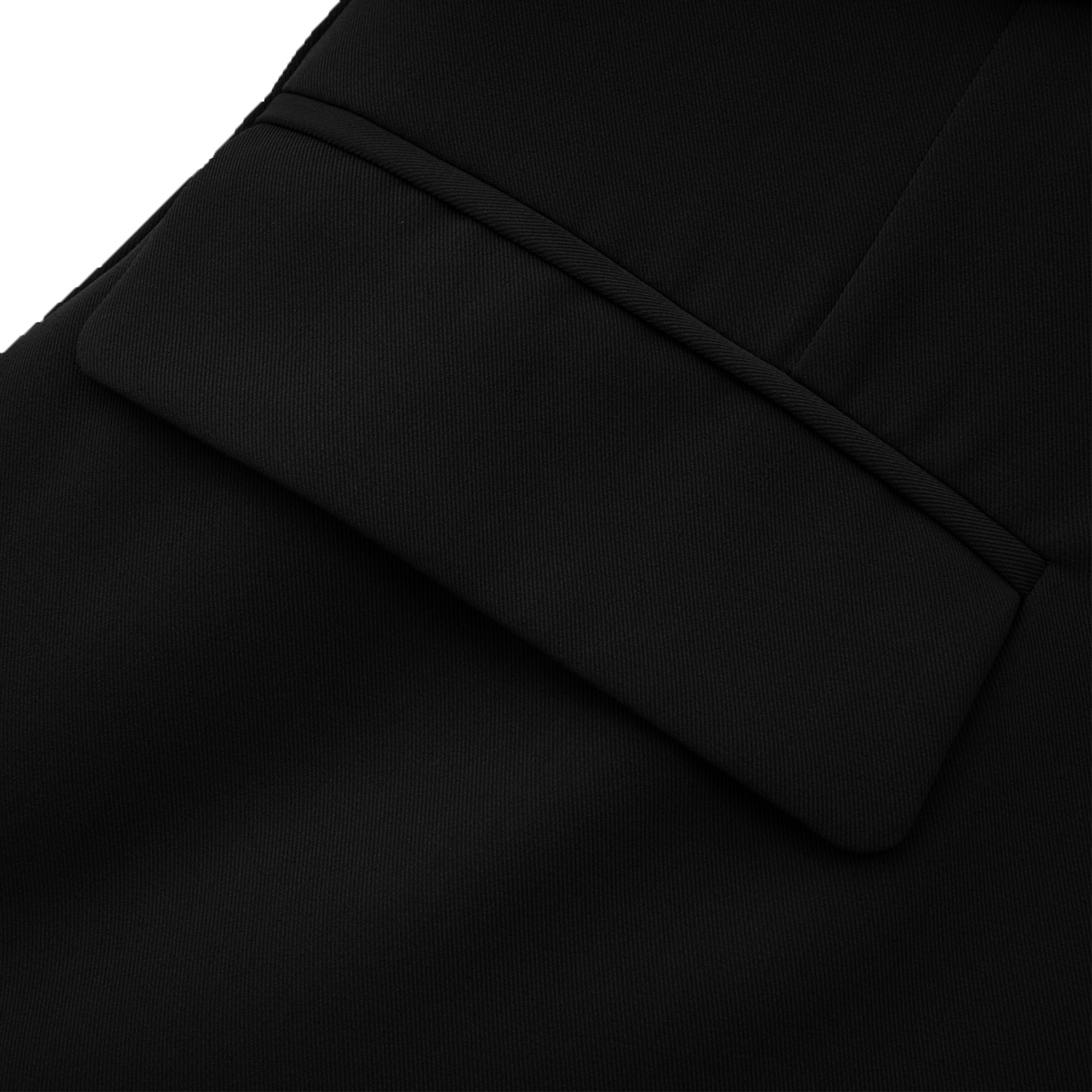 Amelie Black Asymmetrical Cut-Out Jacket