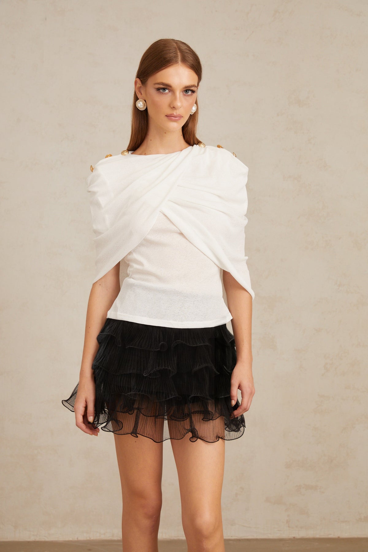 Vappu Color Block Ruched Co-ord Set