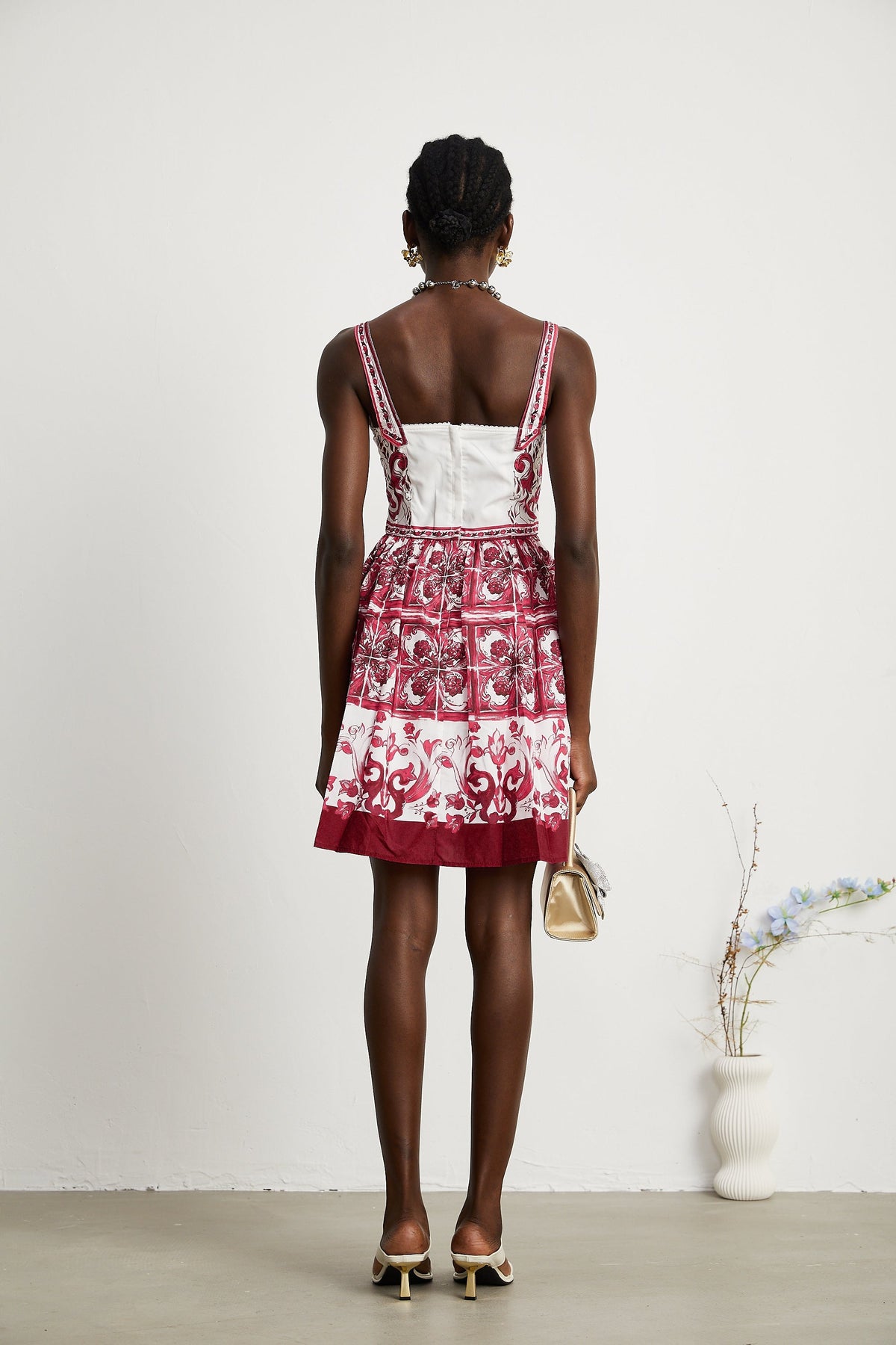 Annika graphic-print sleeveless mini dress (Final Sale-US Only)