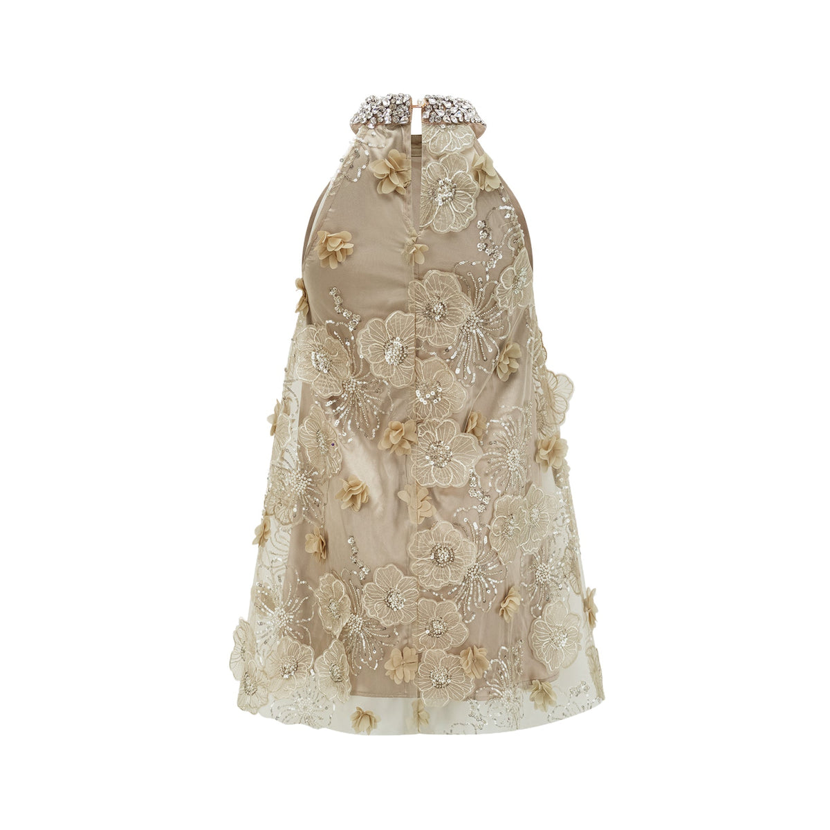 Liane embellished floral mini dress (Final Sale-US Only)
