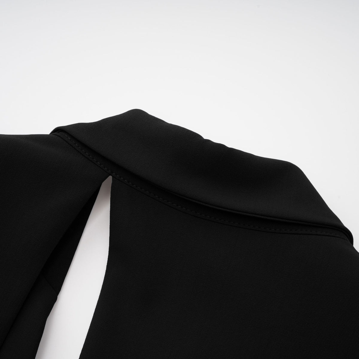 Amelie Black Asymmetrical Cut-Out Jacket (Final Sale-US Only)