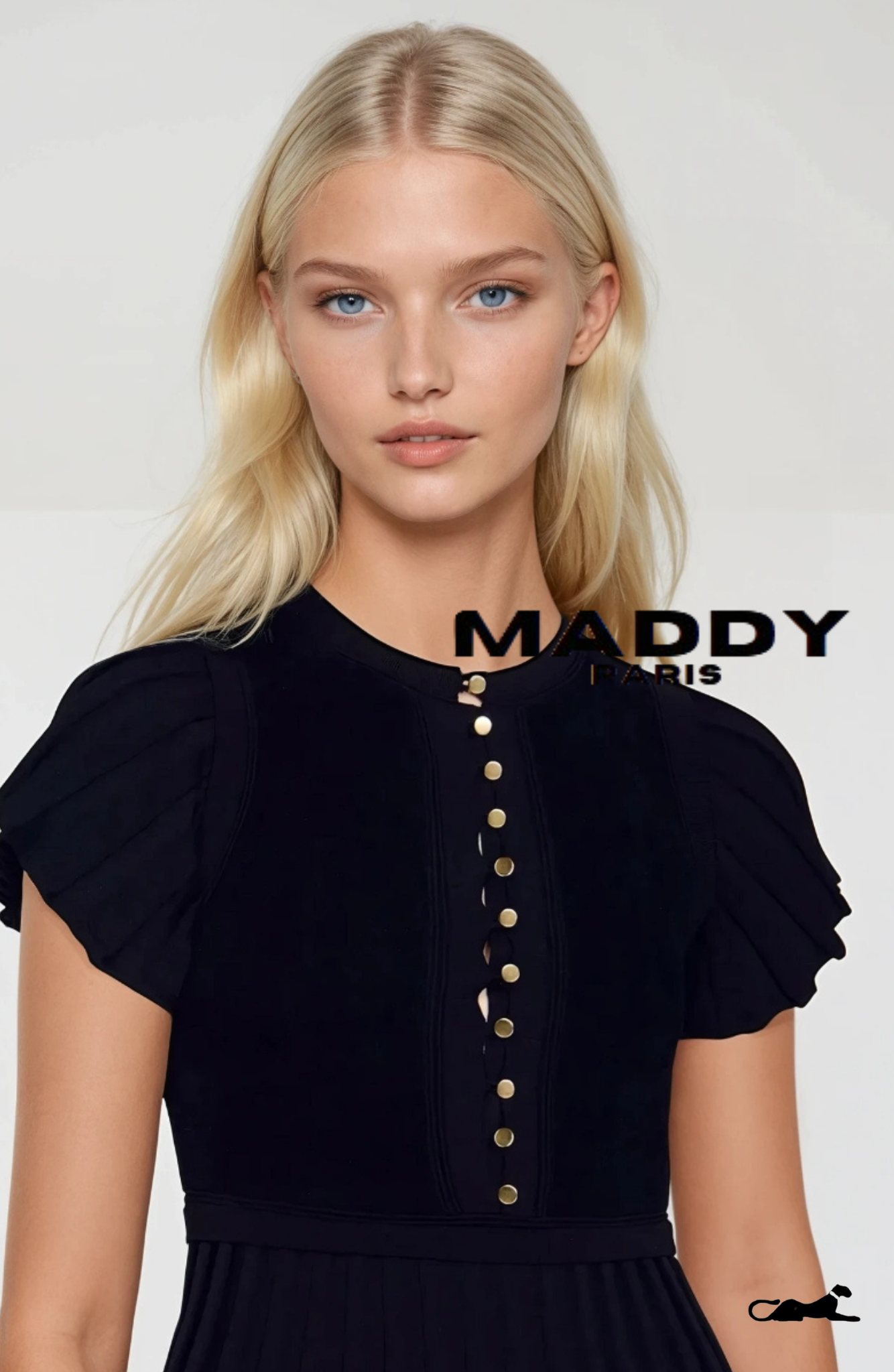 SANDRO EVANGELINE SUEDE PLEATED MINI DRESS - BLACK