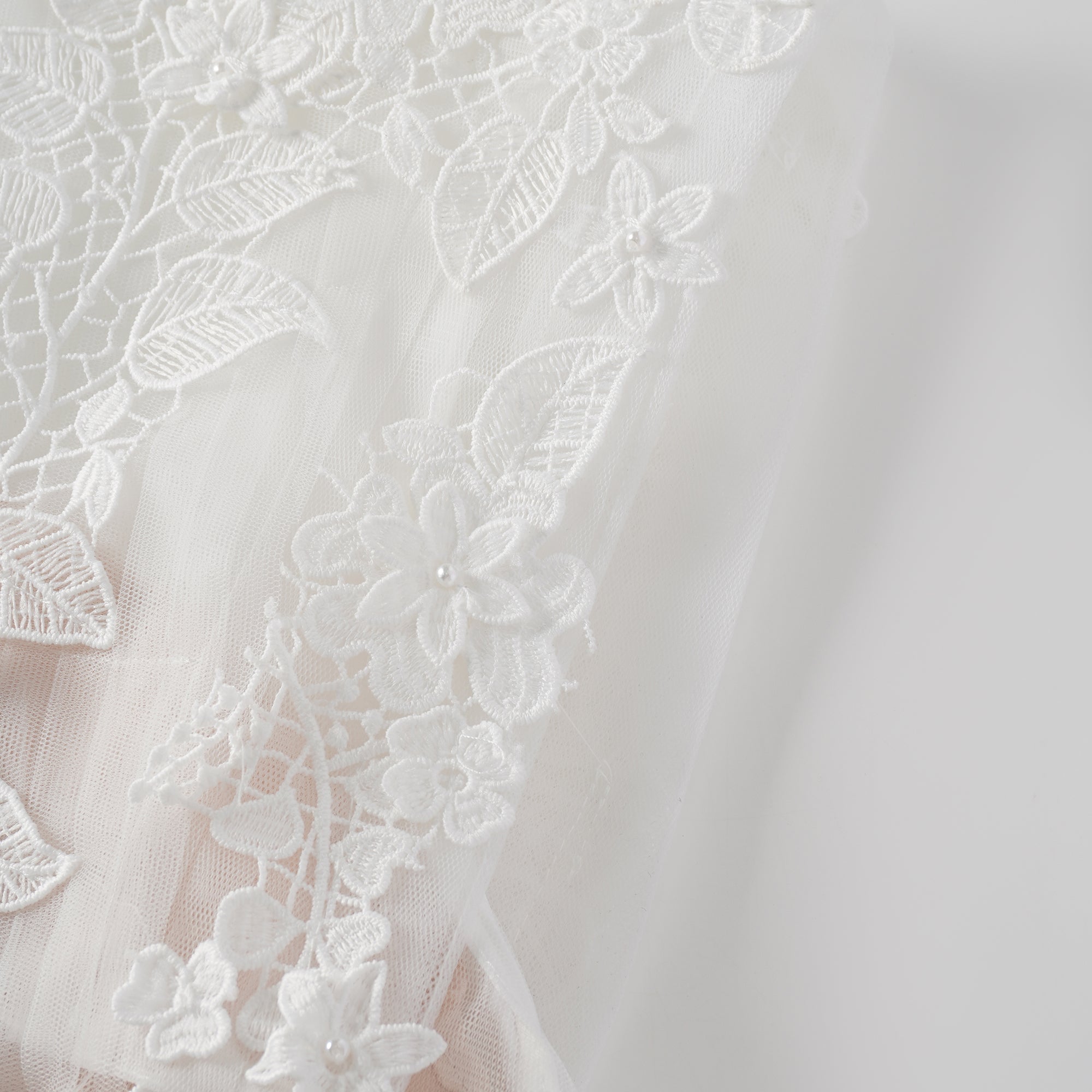 Annabelle Flower-appliqué Tulle Midi Dress (Final Sale-US Only)