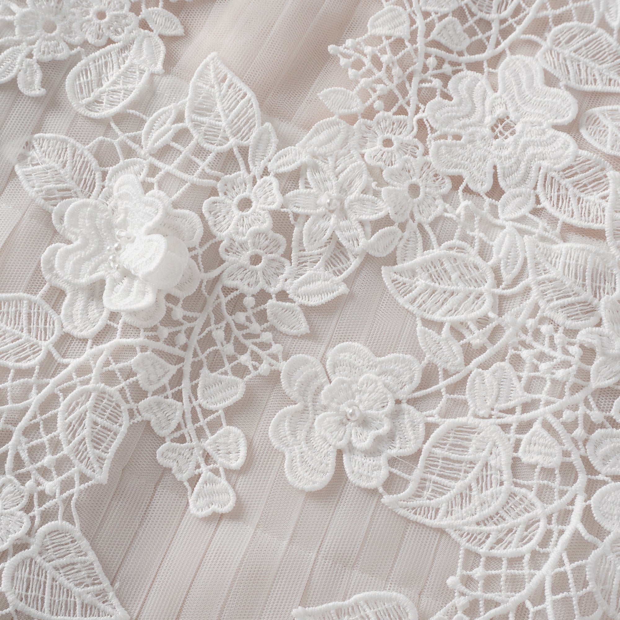 Annabelle Flower-appliqué Tulle Midi Dress (Final Sale-US Only)