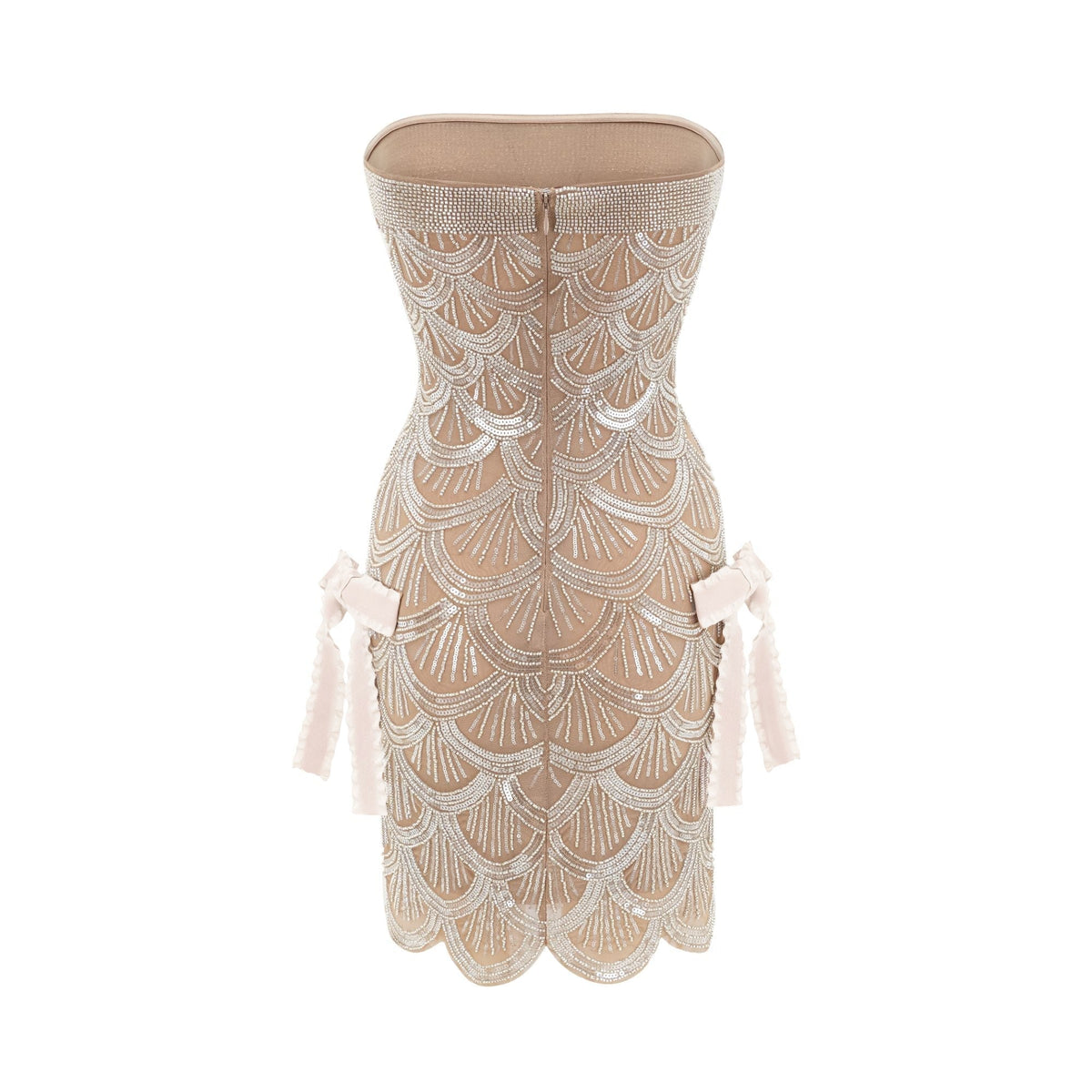 Astrid brown embellished mini dress (Final Sale-US Only)
