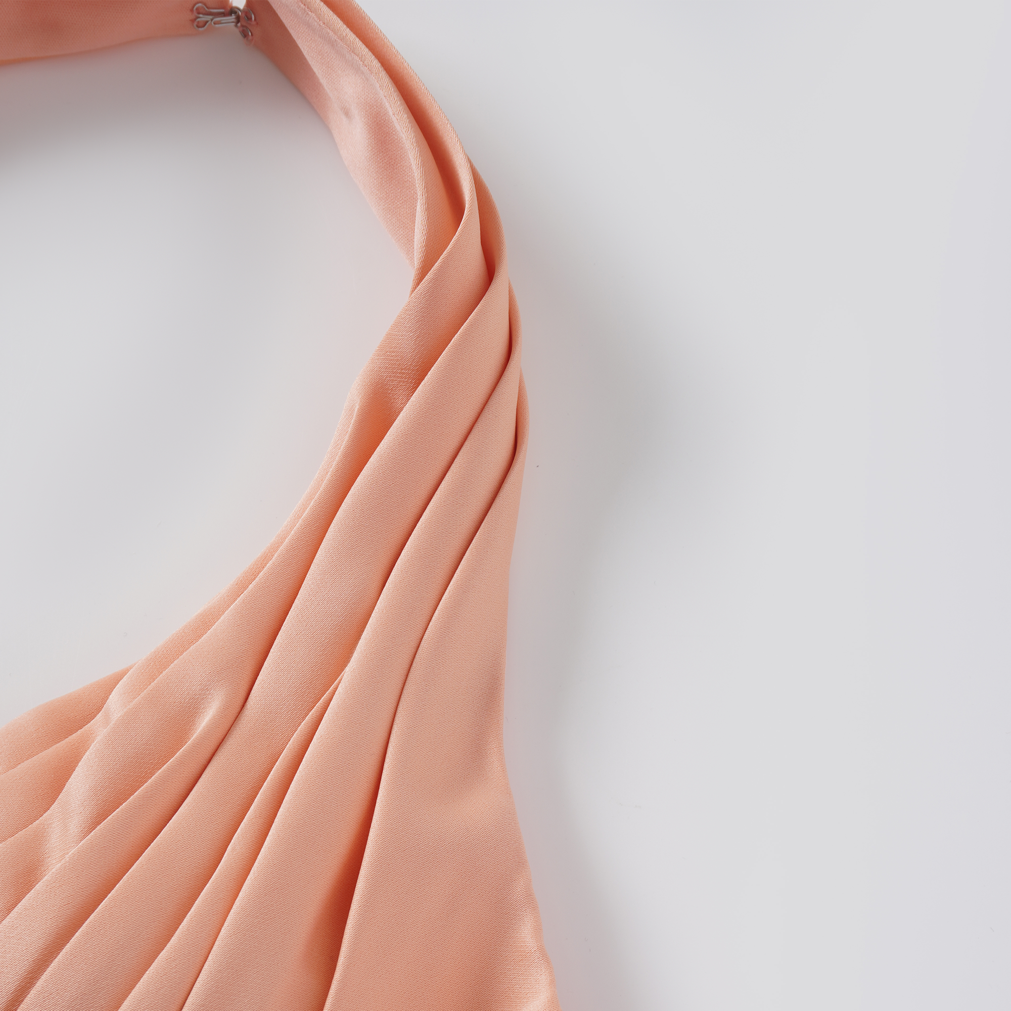 Aurélie Orange Halterneck Mermaid Maxi Dress