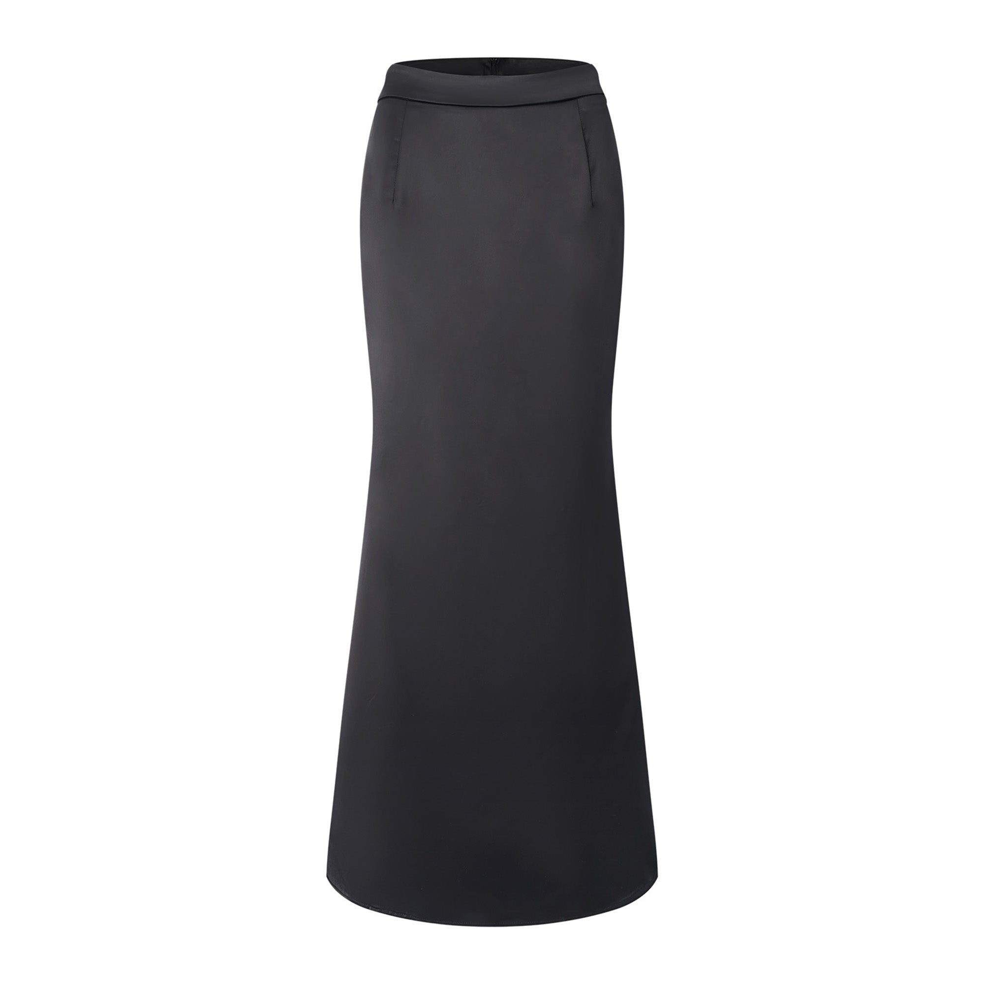 Ariadna Black Tweed Jacket & Satin Skirt Set