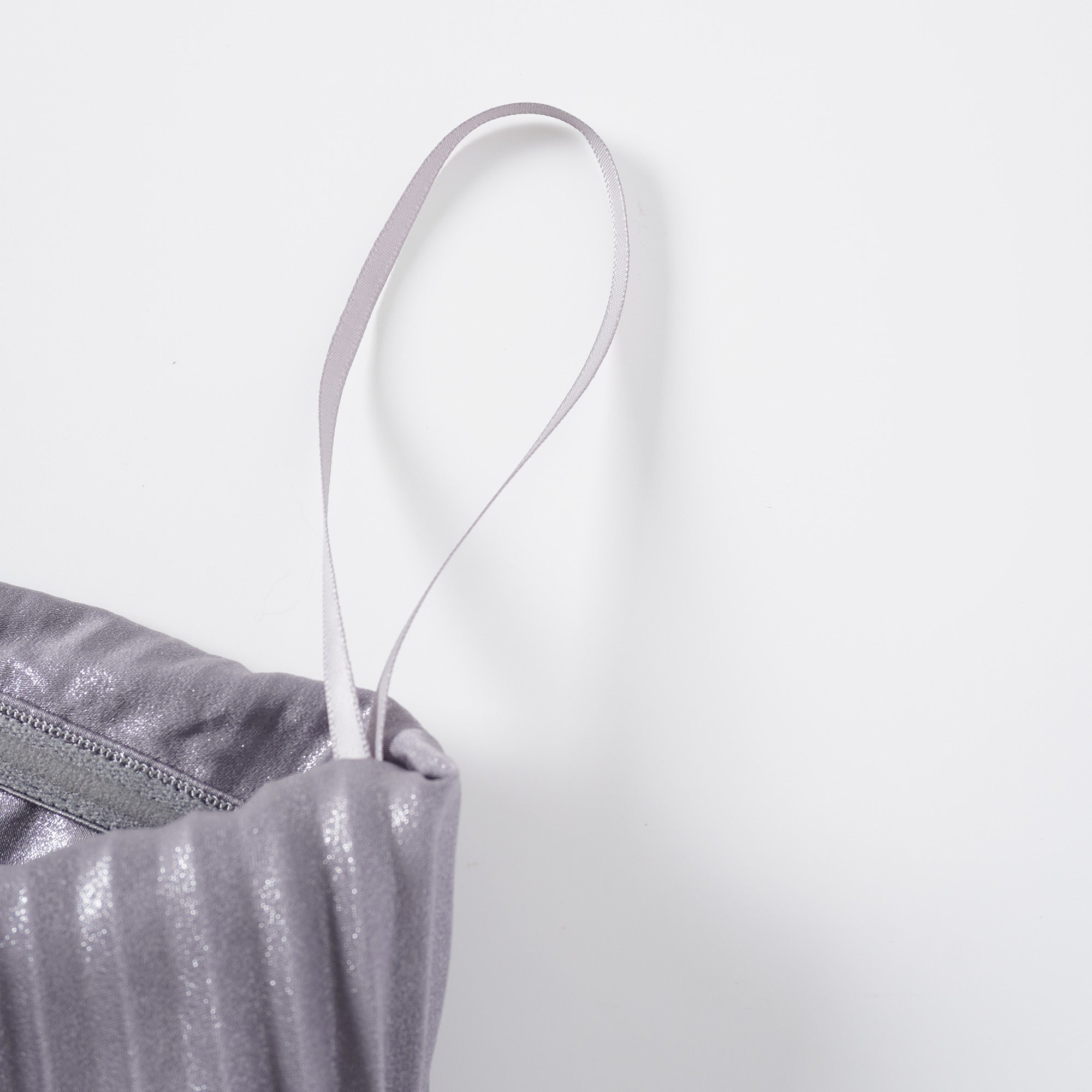 Satiné Purple Fully-pleated Maxi Dress (Final Sale-US Only)