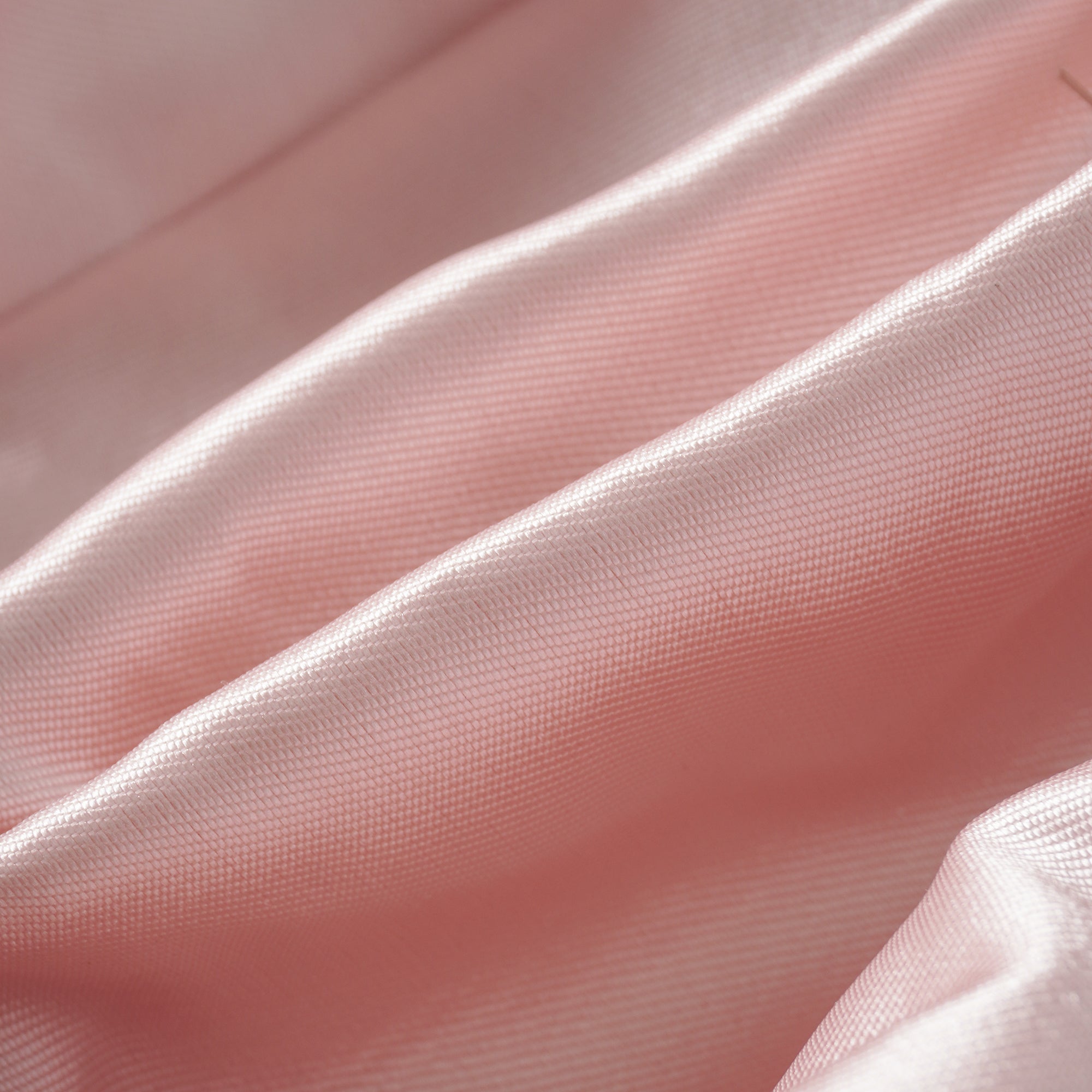 Laurine Pink Ruffled Satin Mini Dress