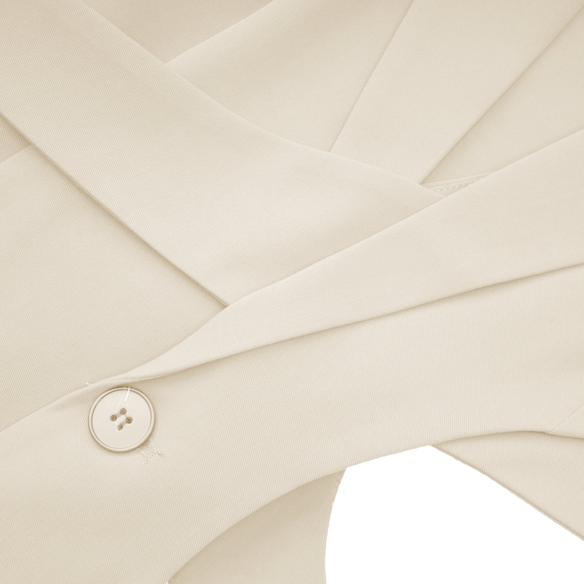 Amelie Neutral Asymmetrical Cut-Out Jacket