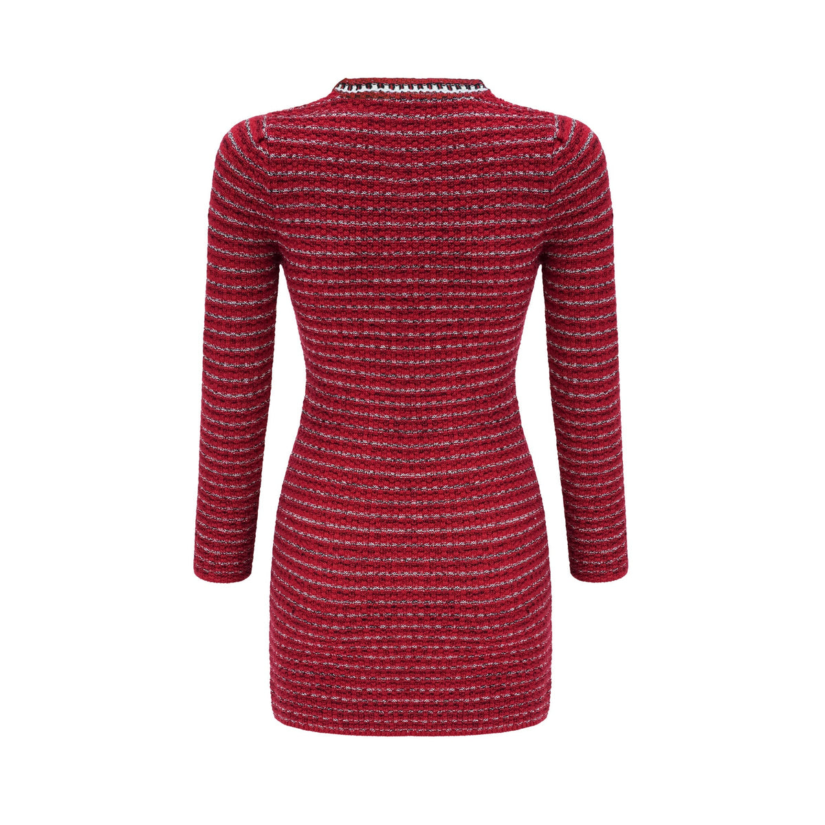 Faustine bow-detailed knit mini dress (Final Sale)