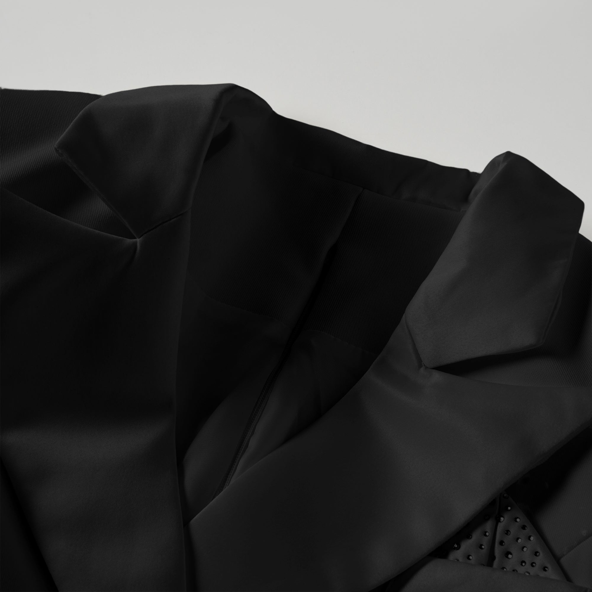 Inmaculada Black Boned Bodice Mini Blazer Dress (Final Sale-US Only)