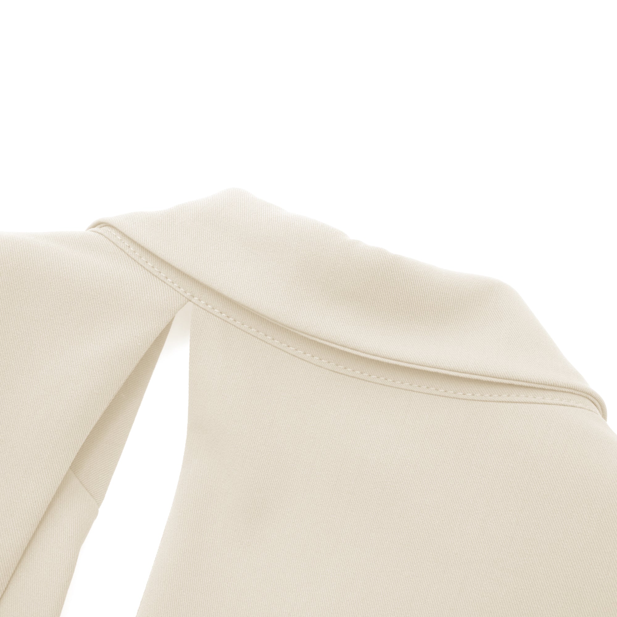 Amelie Neutral Asymmetrical Cut-Out Jacket