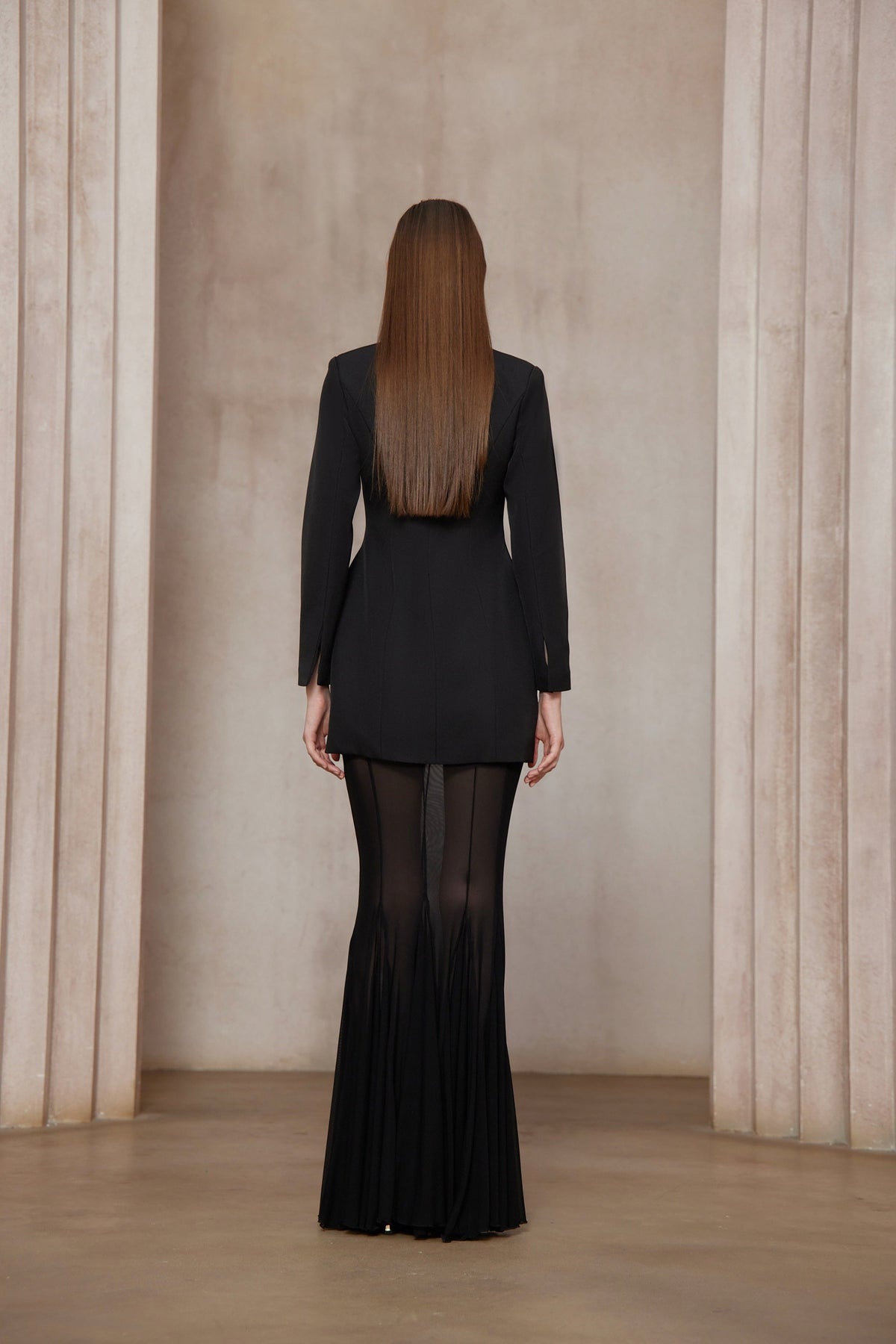 Enora Barrel Design Jacket & Skirt Set (Final Sale-US Only)