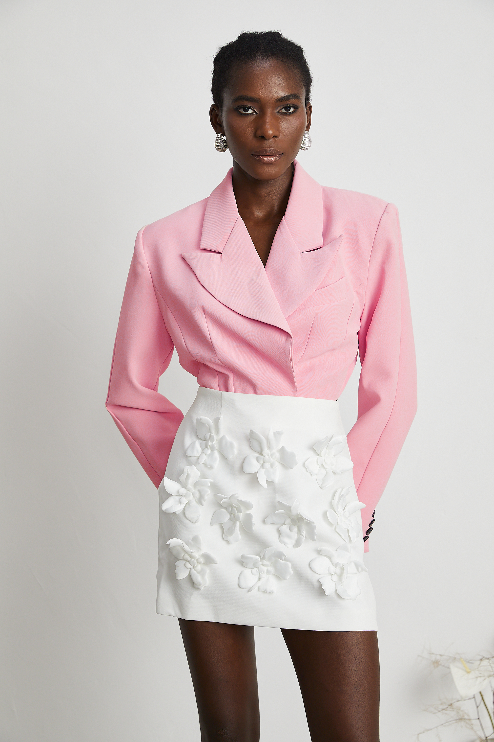 Adèle cut-out jacket bodysuit (US Only)