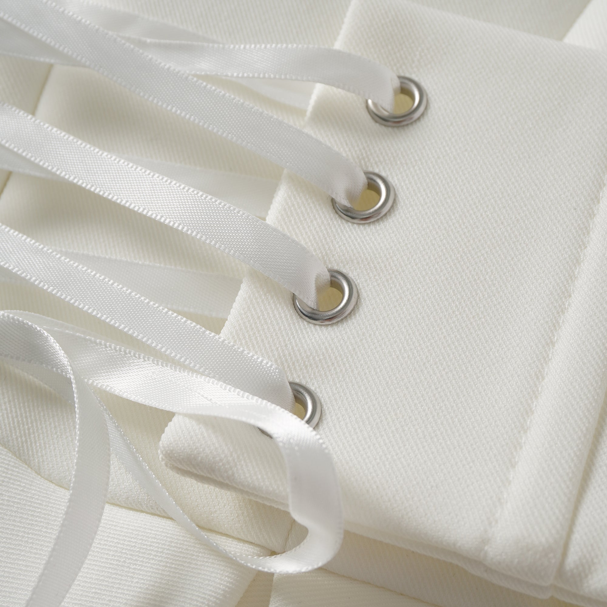 Inmaculada White Boned Bodice Mini Blazer Dress