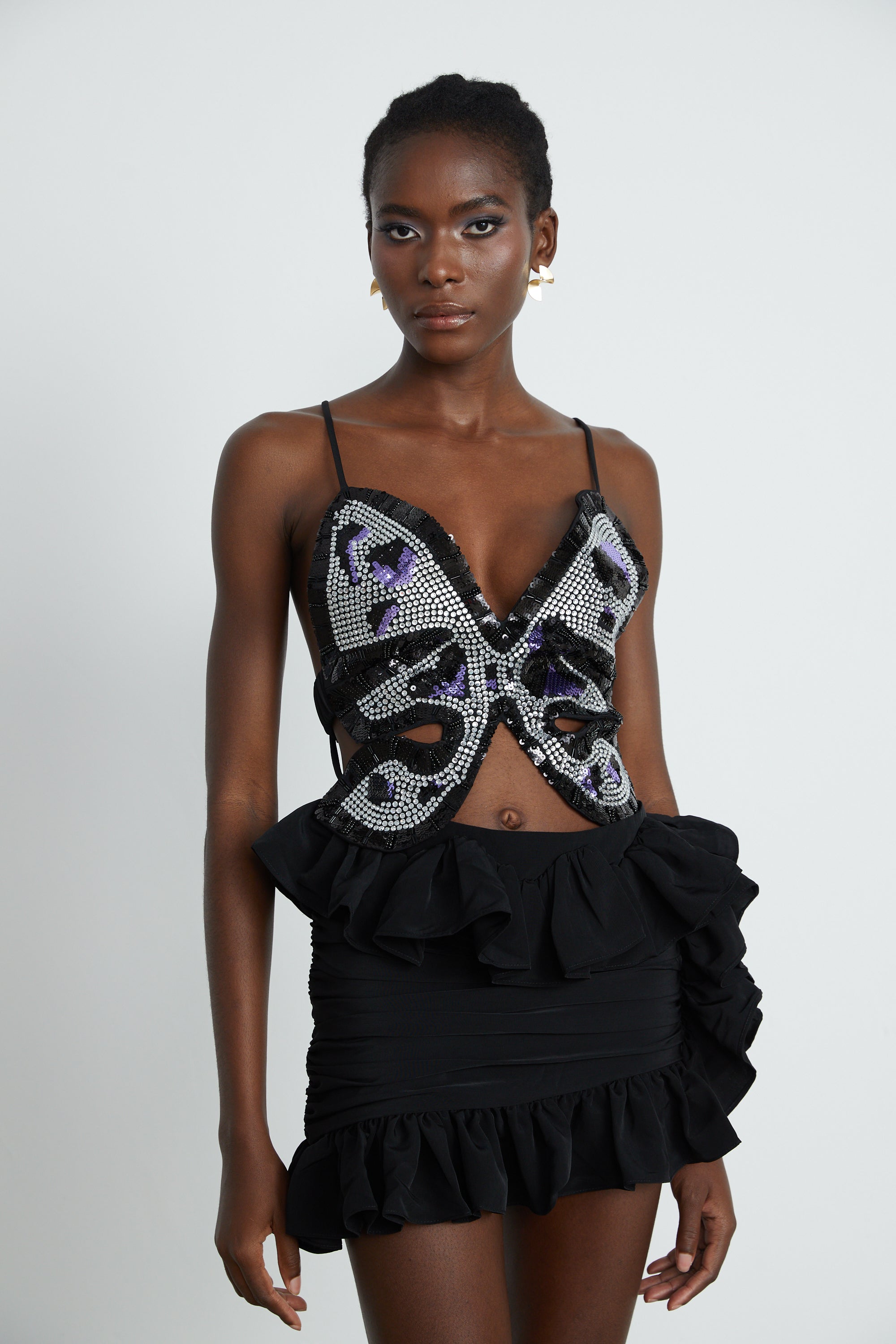 Vittoria embellished butterfly top (US Only)
