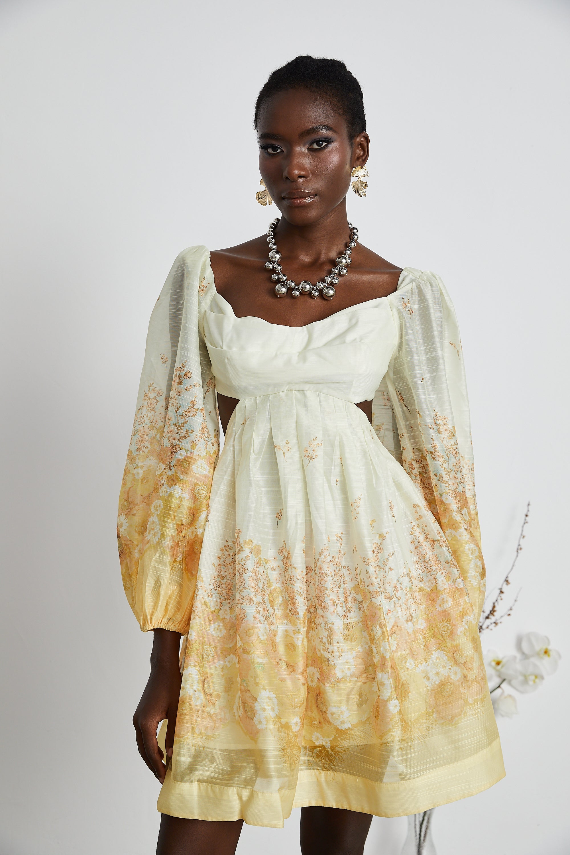 Delphine floral mini dress (US Only)
