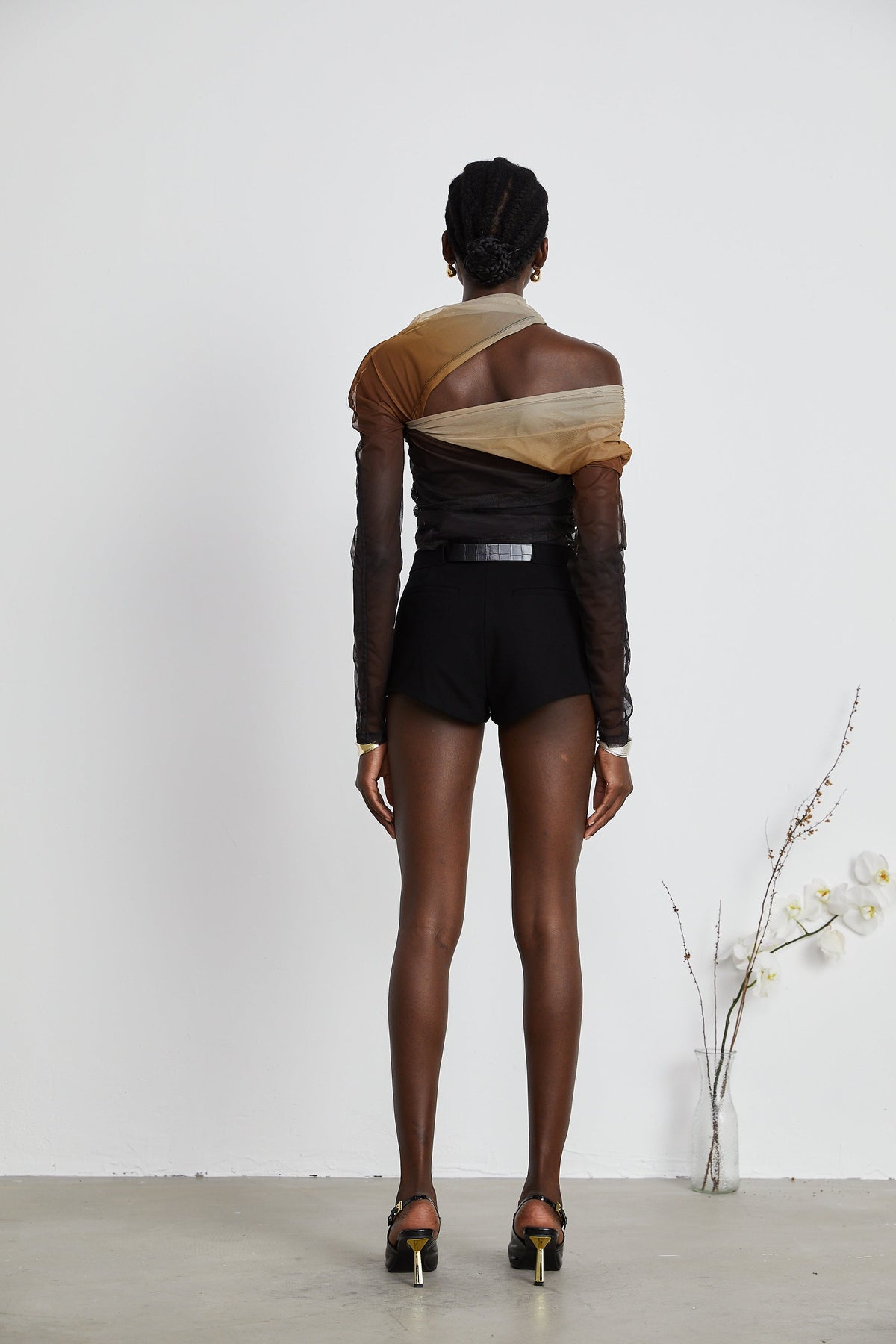 Aryana belted mini shorts (Final Sale-US Only)