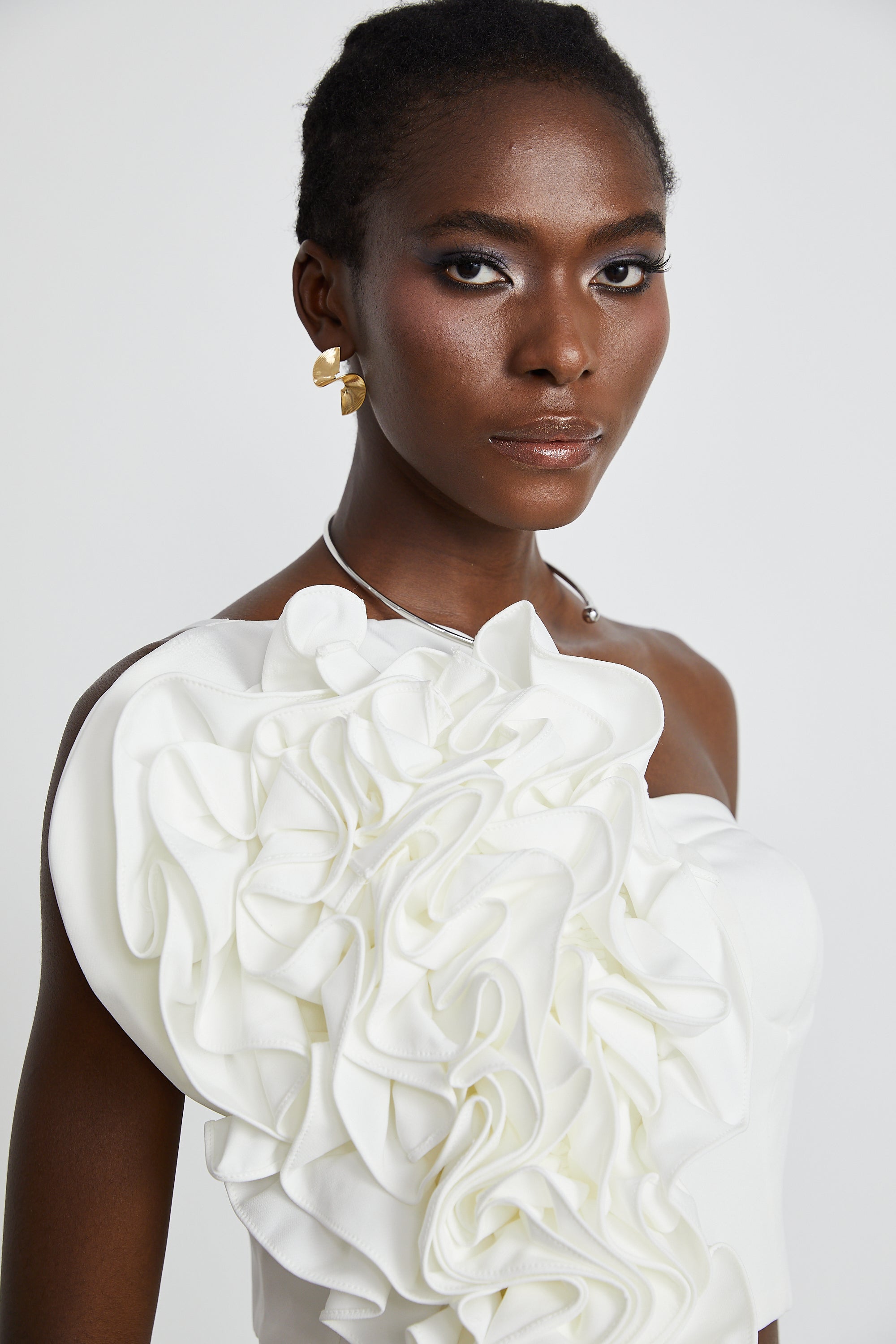 Lucie white floral-applique top (Final Sale)