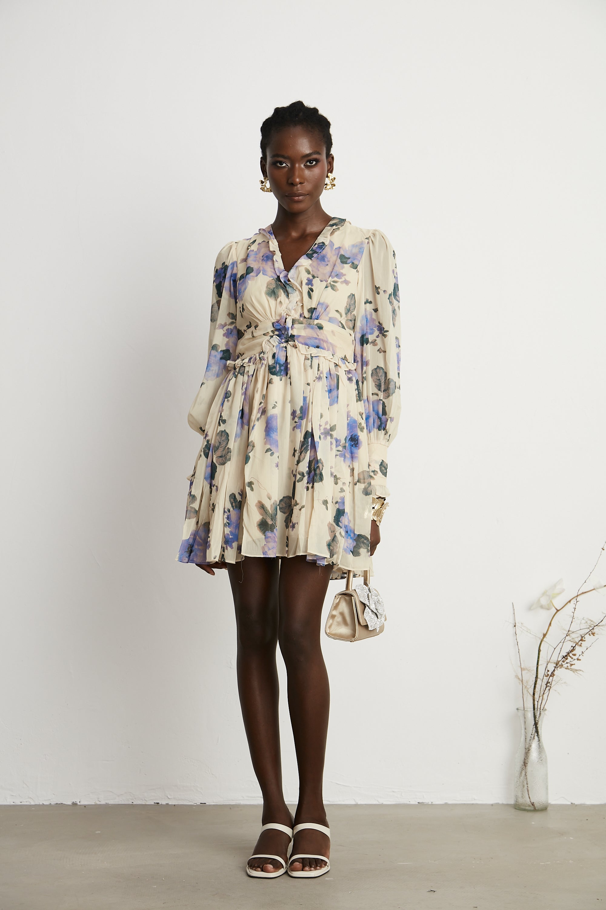 Robyn floral-print mini dress (US Only)