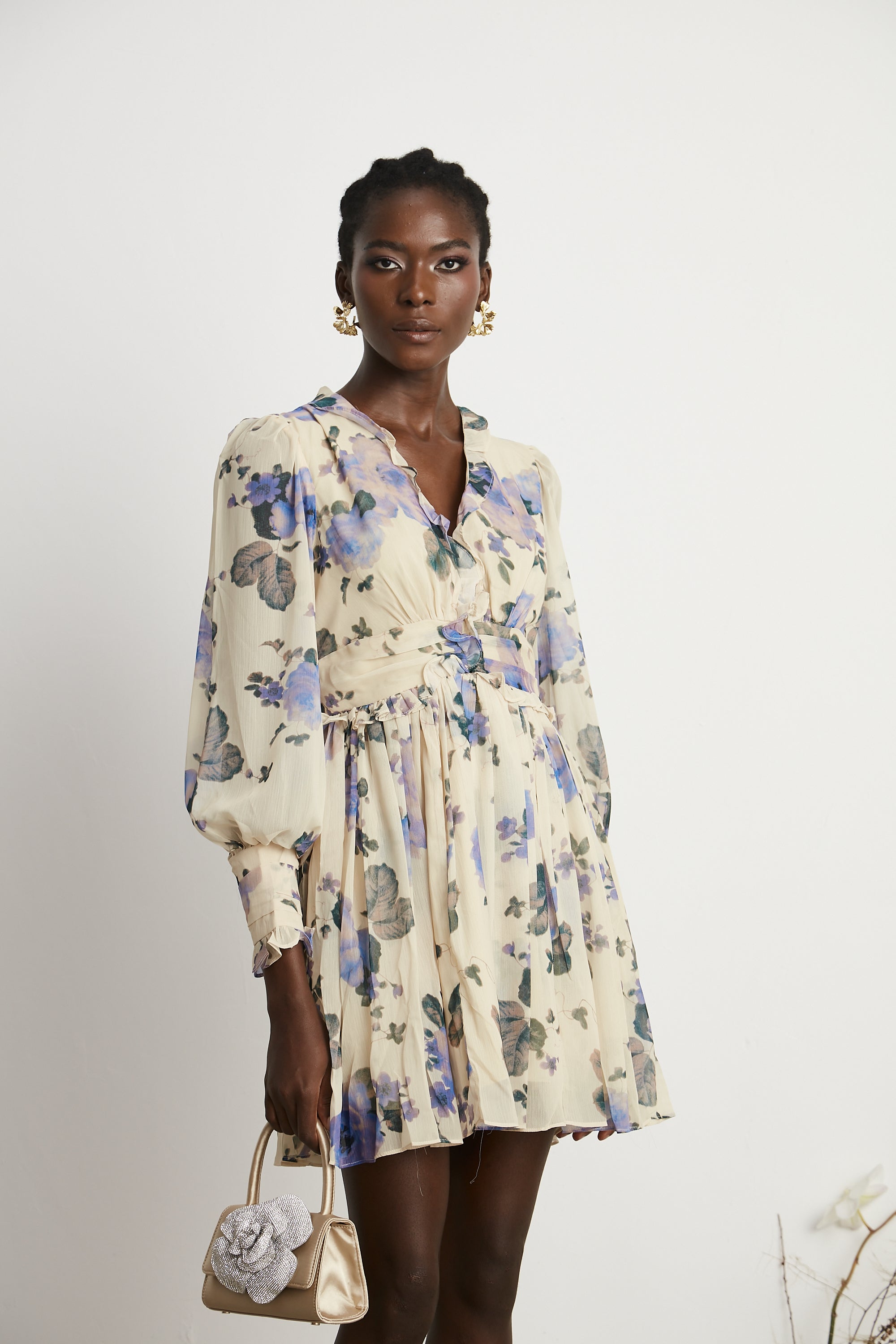 Robyn floral-print mini dress (US Only)
