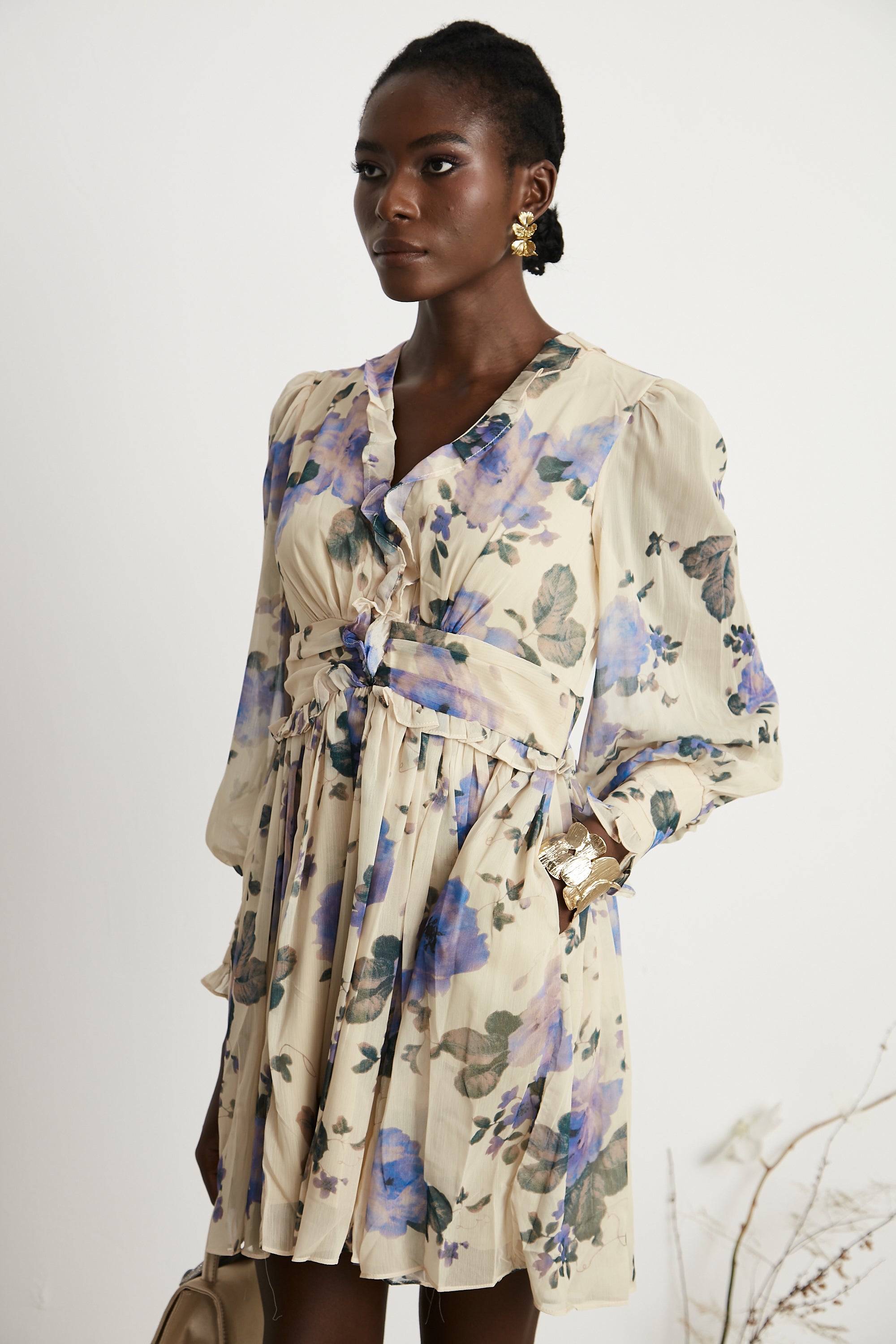 Robyn floral-print mini dress (US Only)
