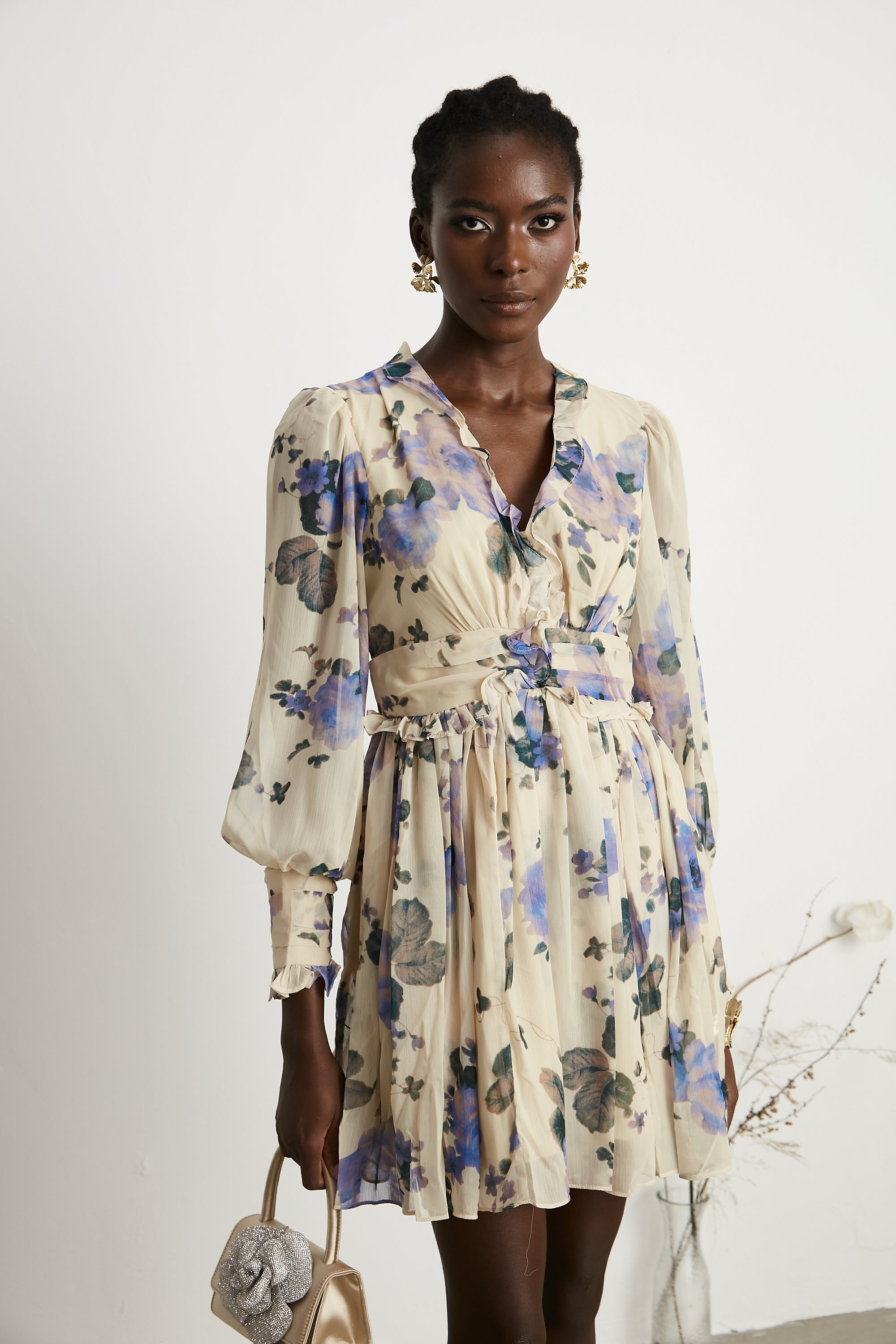 Robyn floral-print mini dress (US Only)