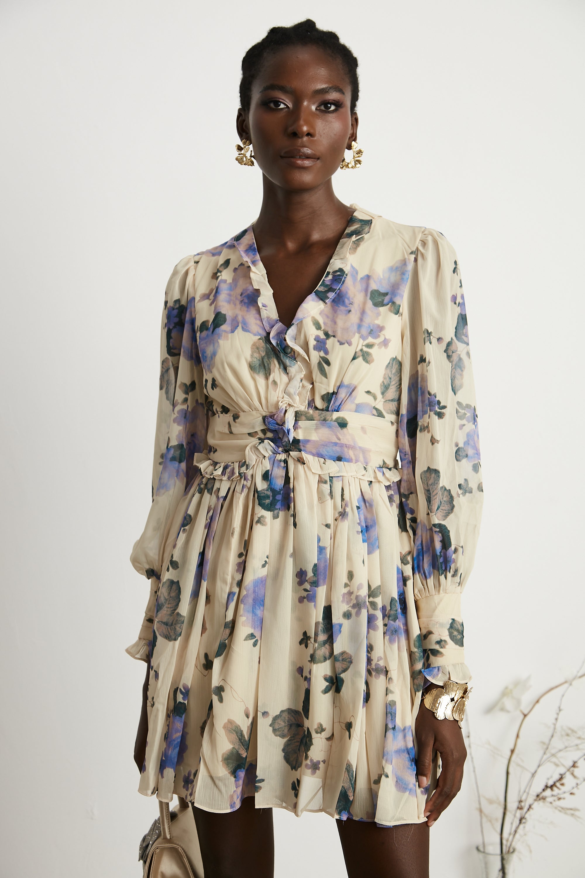 Robyn floral-print mini dress (US Only)