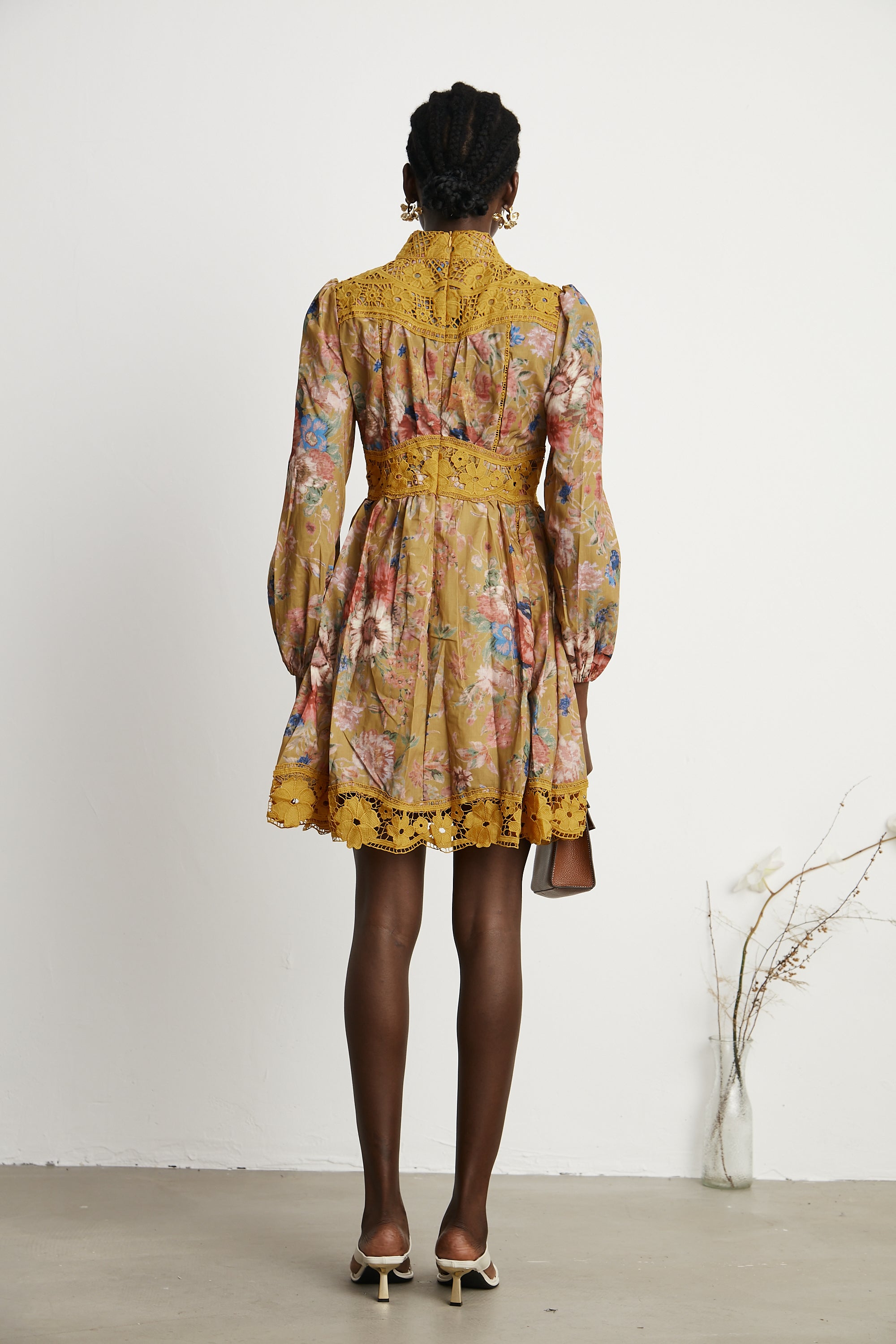 Sarita floral-print mini dress (US Only)