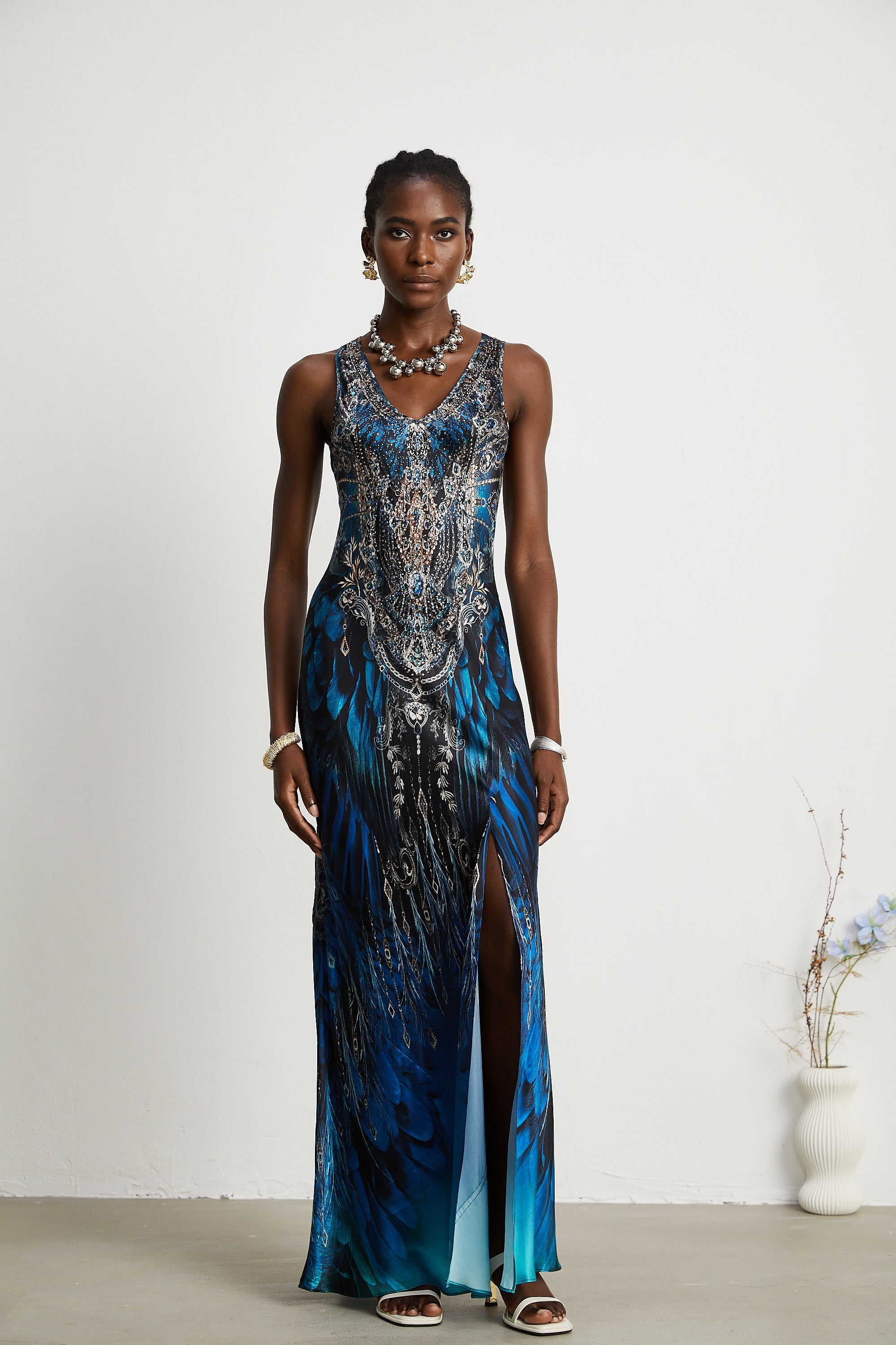 Marilyn graphic-print maxi dress (US Only)
