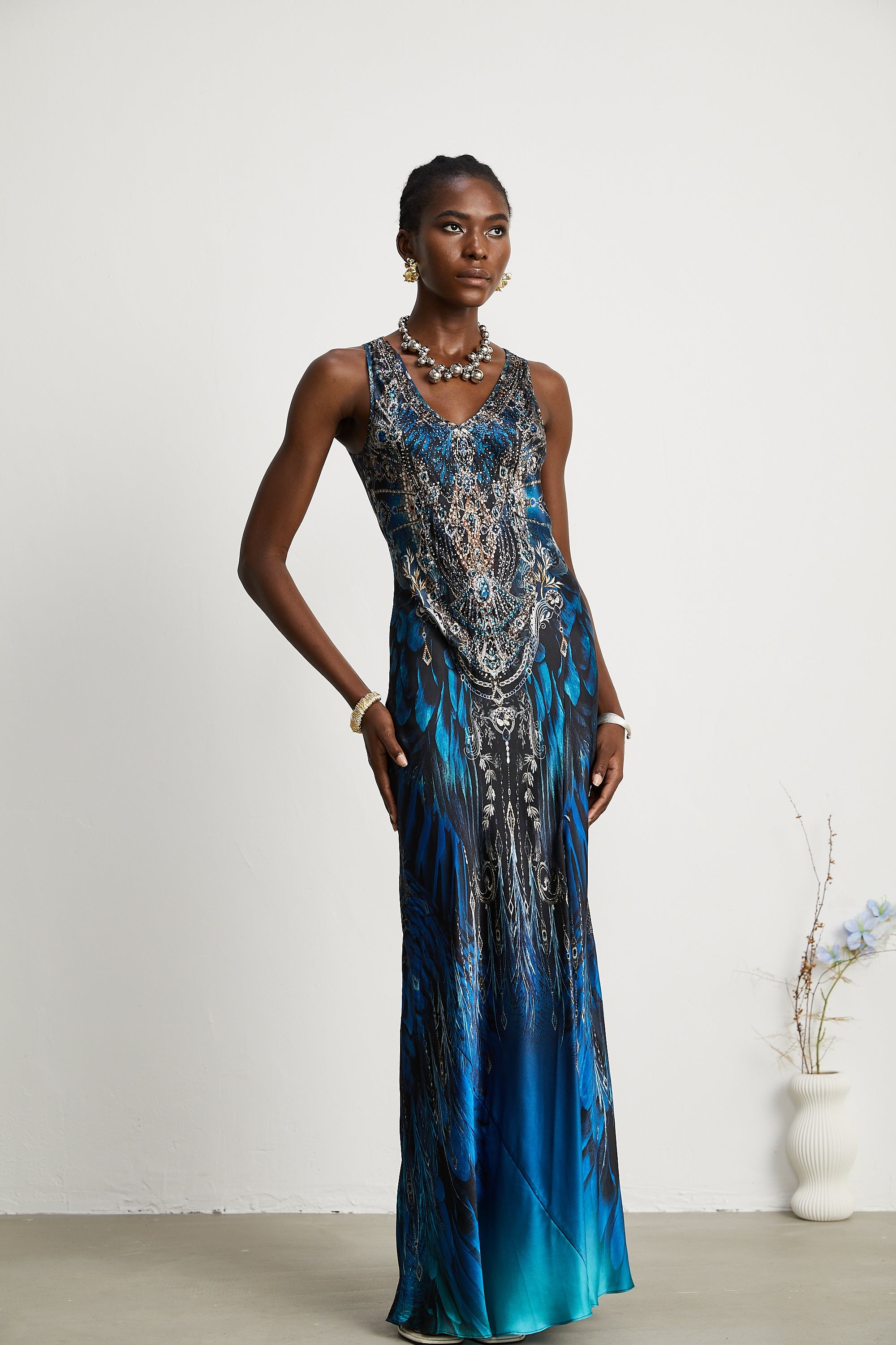 Marilyn graphic-print maxi dress (US Only)