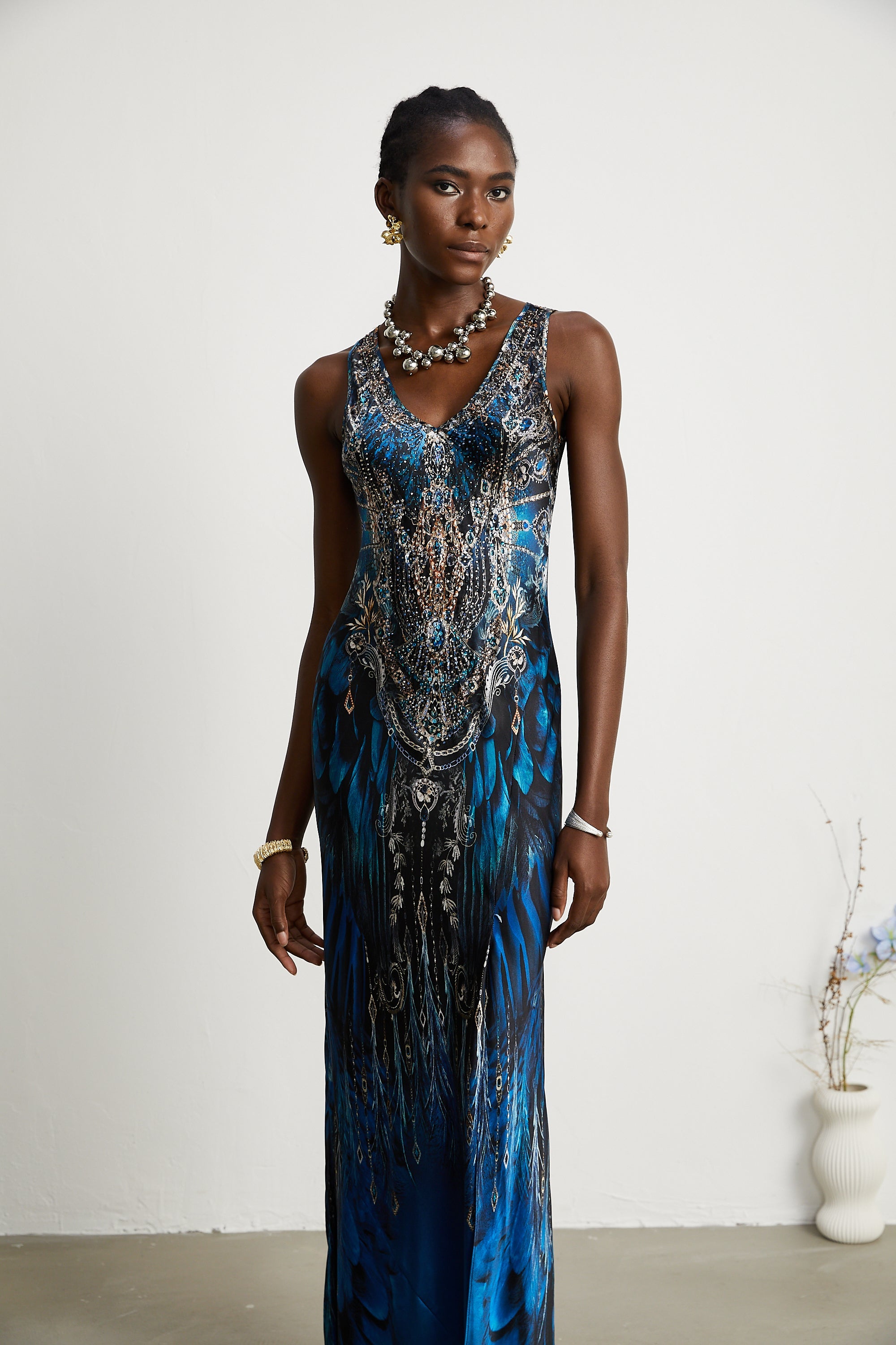 Marilyn graphic-print maxi dress (US Only)