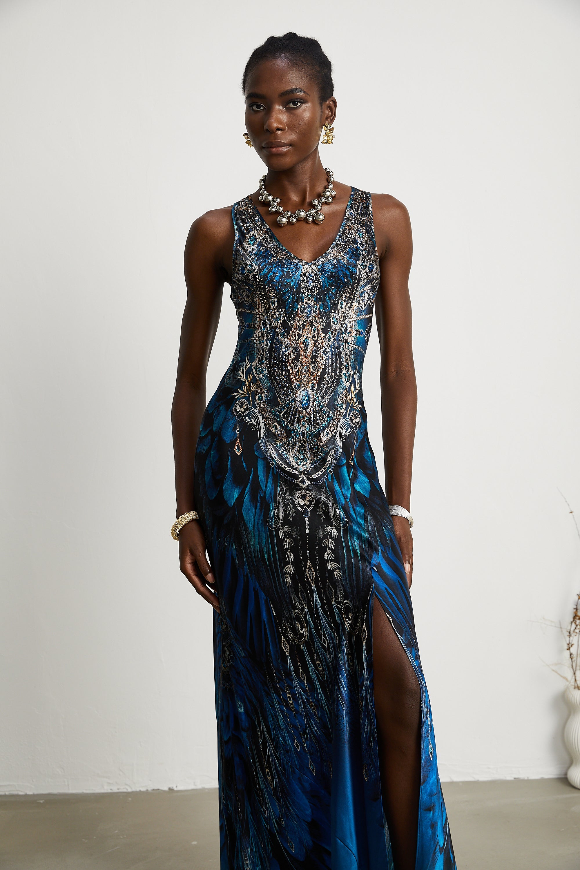 Marilyn graphic-print maxi dress (US Only)