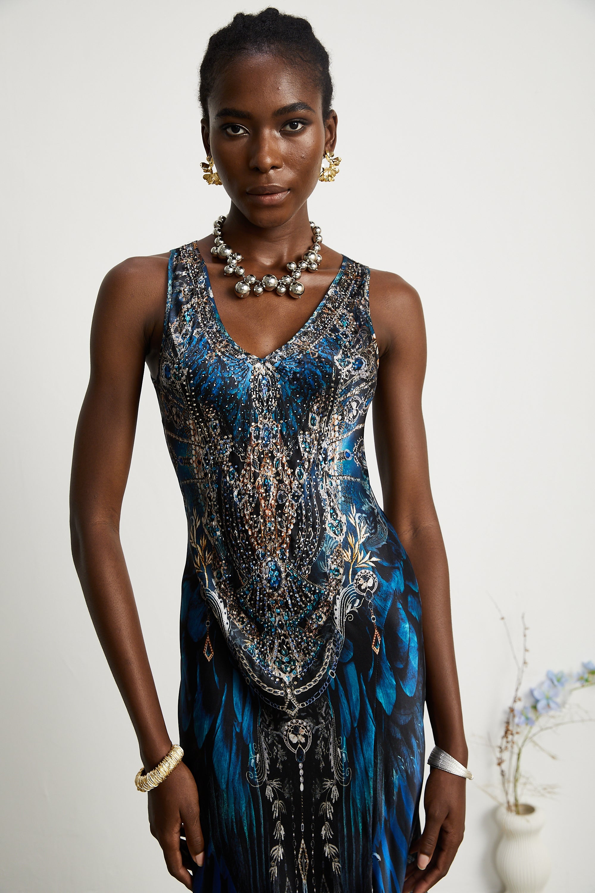 Marilyn graphic-print maxi dress (US Only)