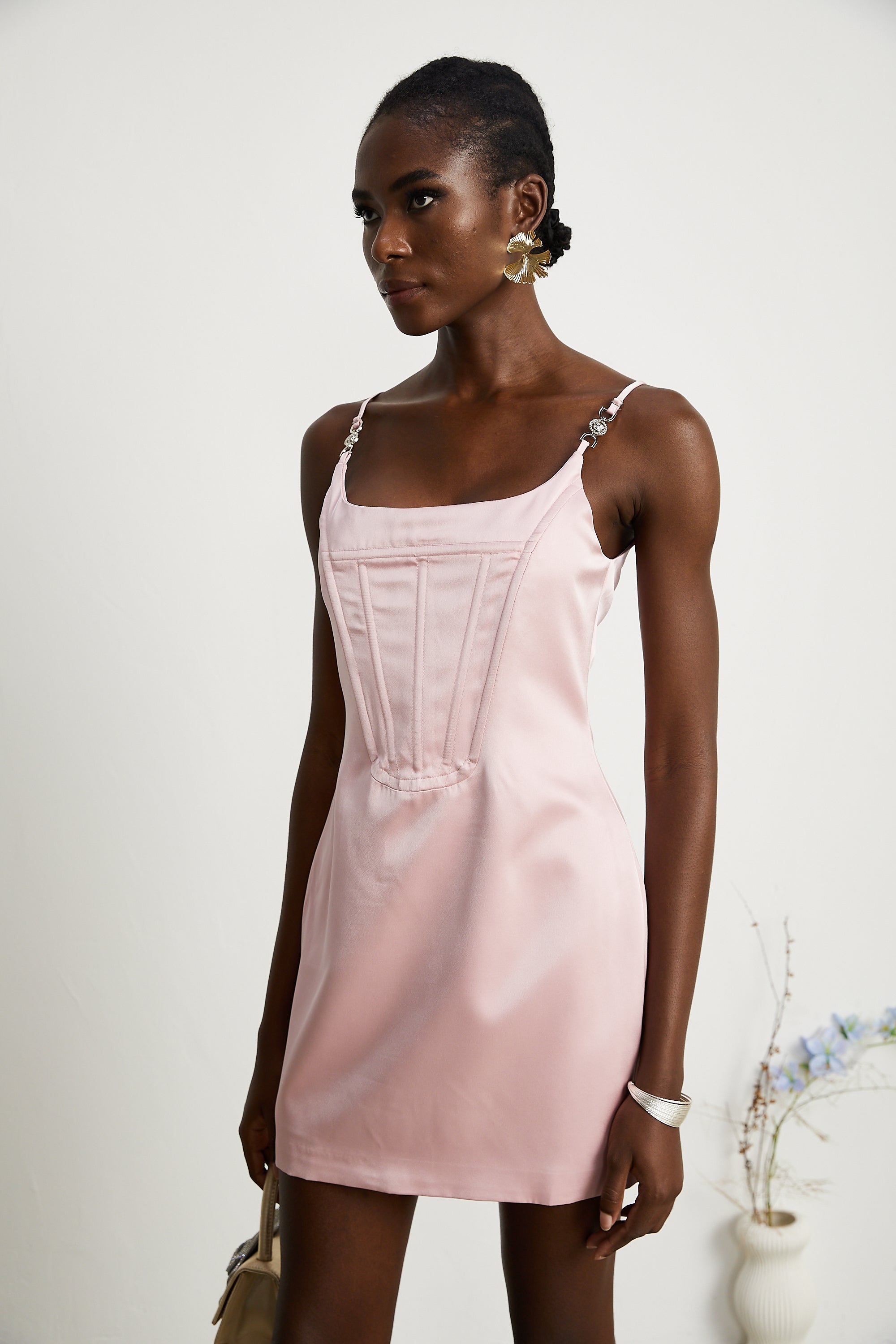 Andréa crystal-embellished mini dress (US Only)