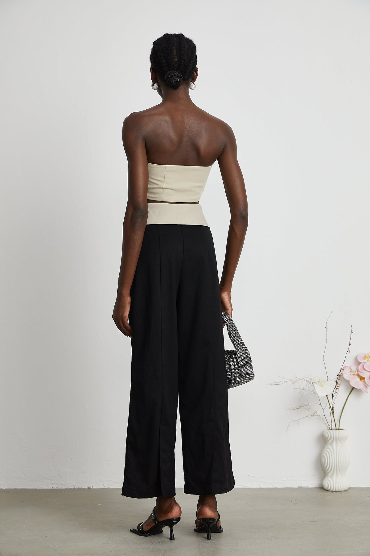 Naomi crop top & trousers matching set (Final Sale-US Only)