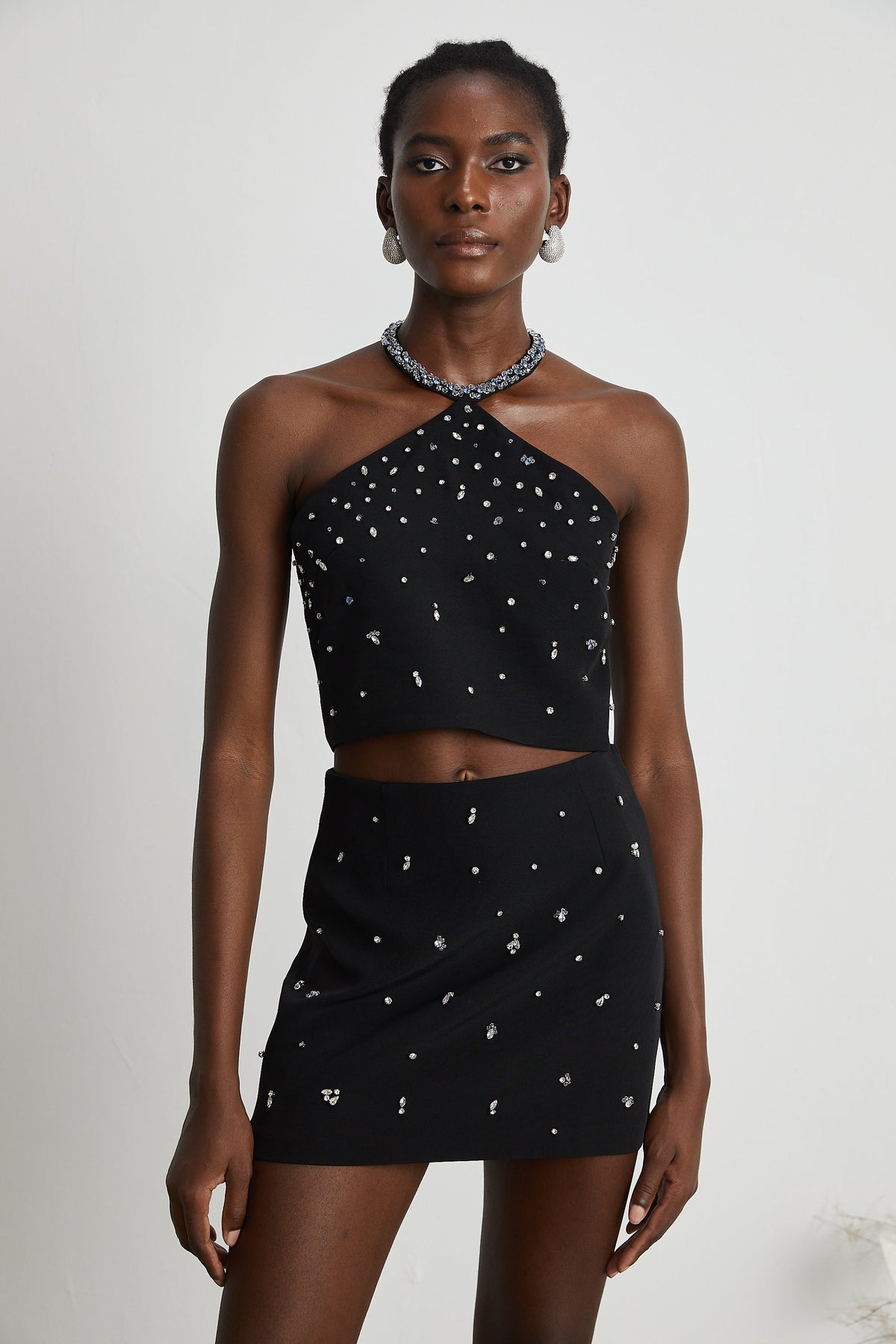 Nadine embellished top & skirt matching set (Final Sale-US Only)