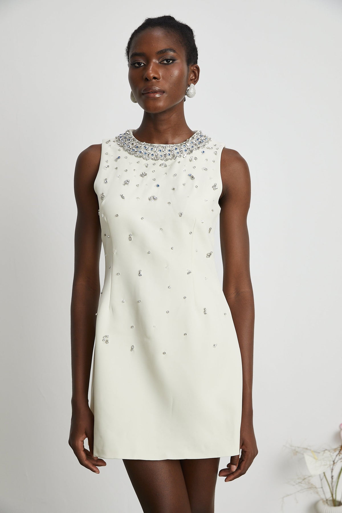 Cécile crystal-embellished mini dress (Final Sale-US Only)