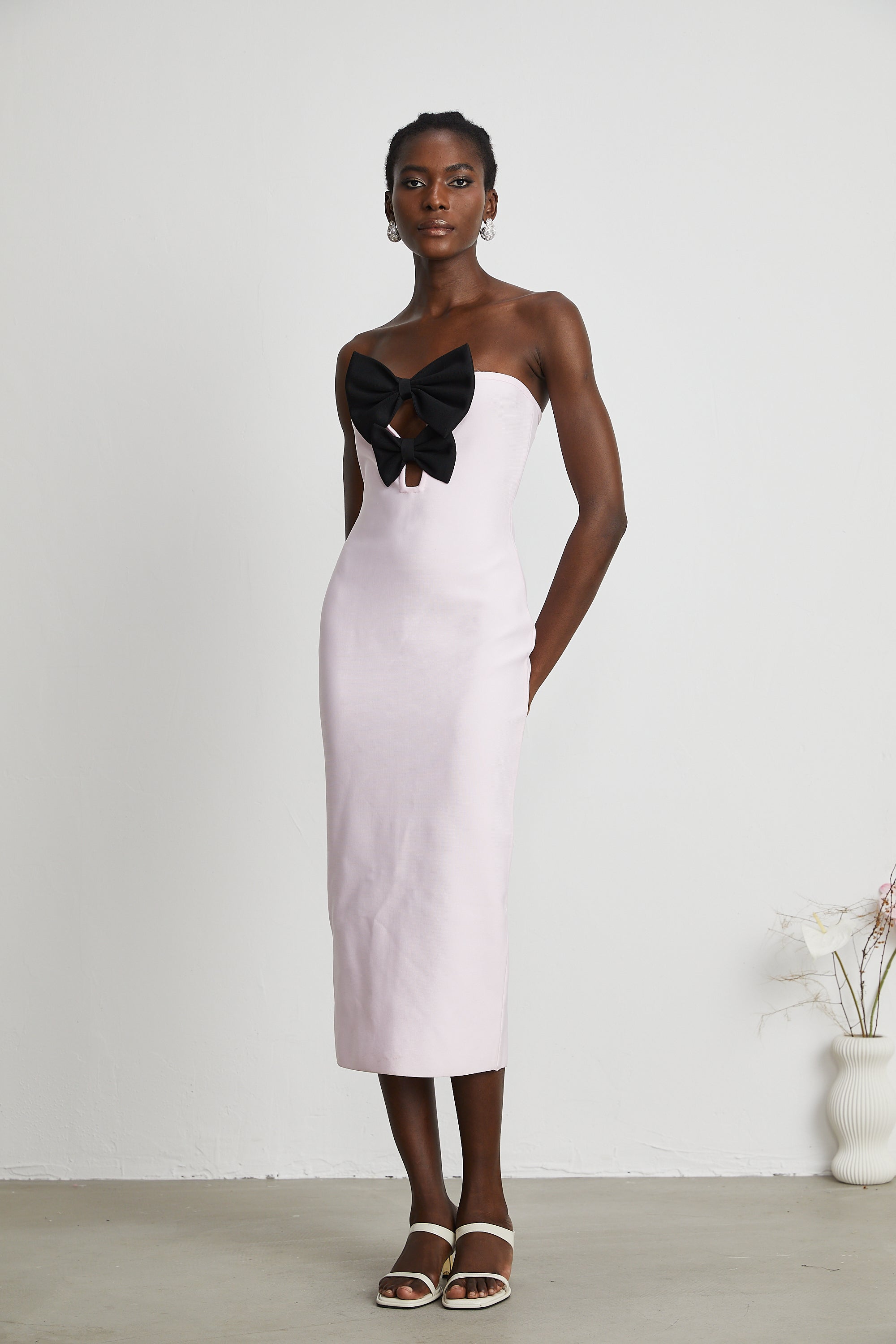 Étaín pink bowknot bandage dress (US Only)