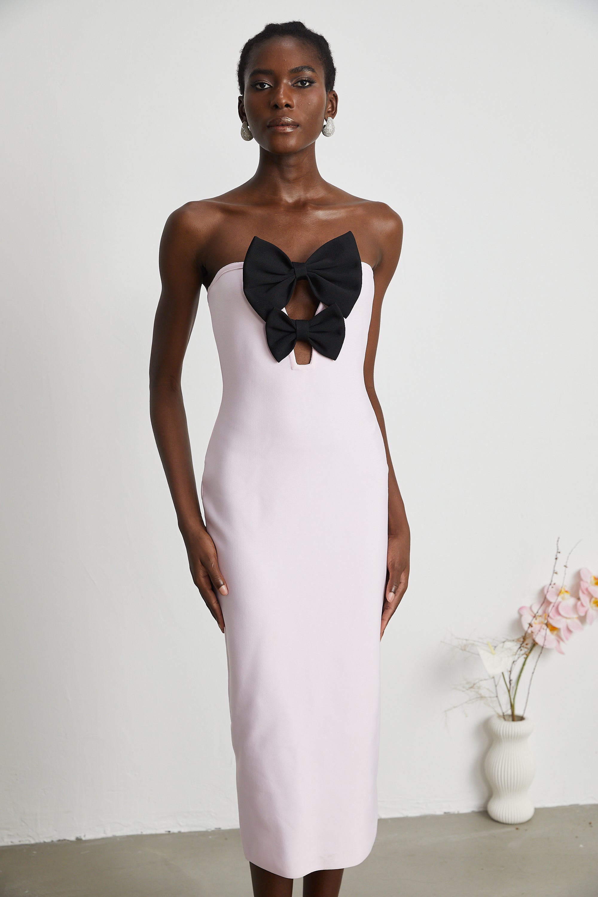 Étaín pink bowknot bandage dress (US Only)