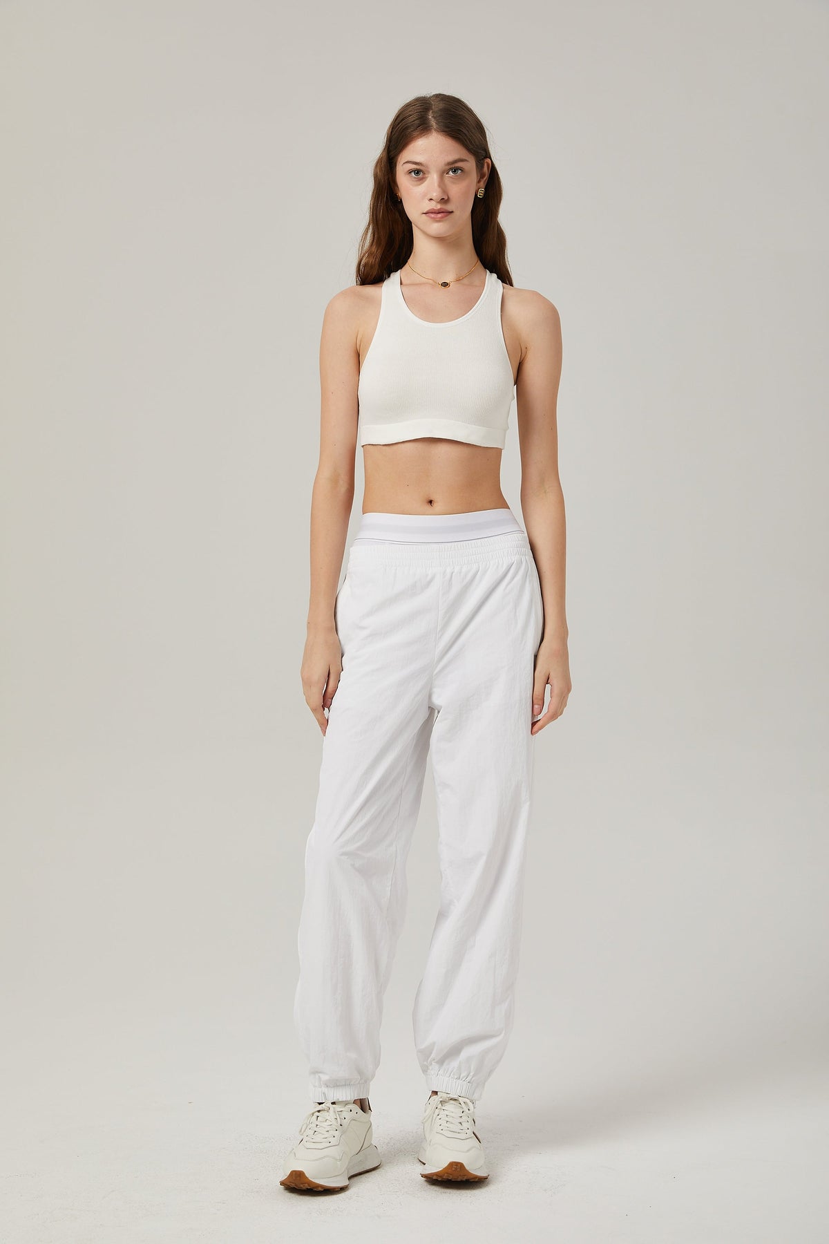 Cordelia seamless cotton cropped top