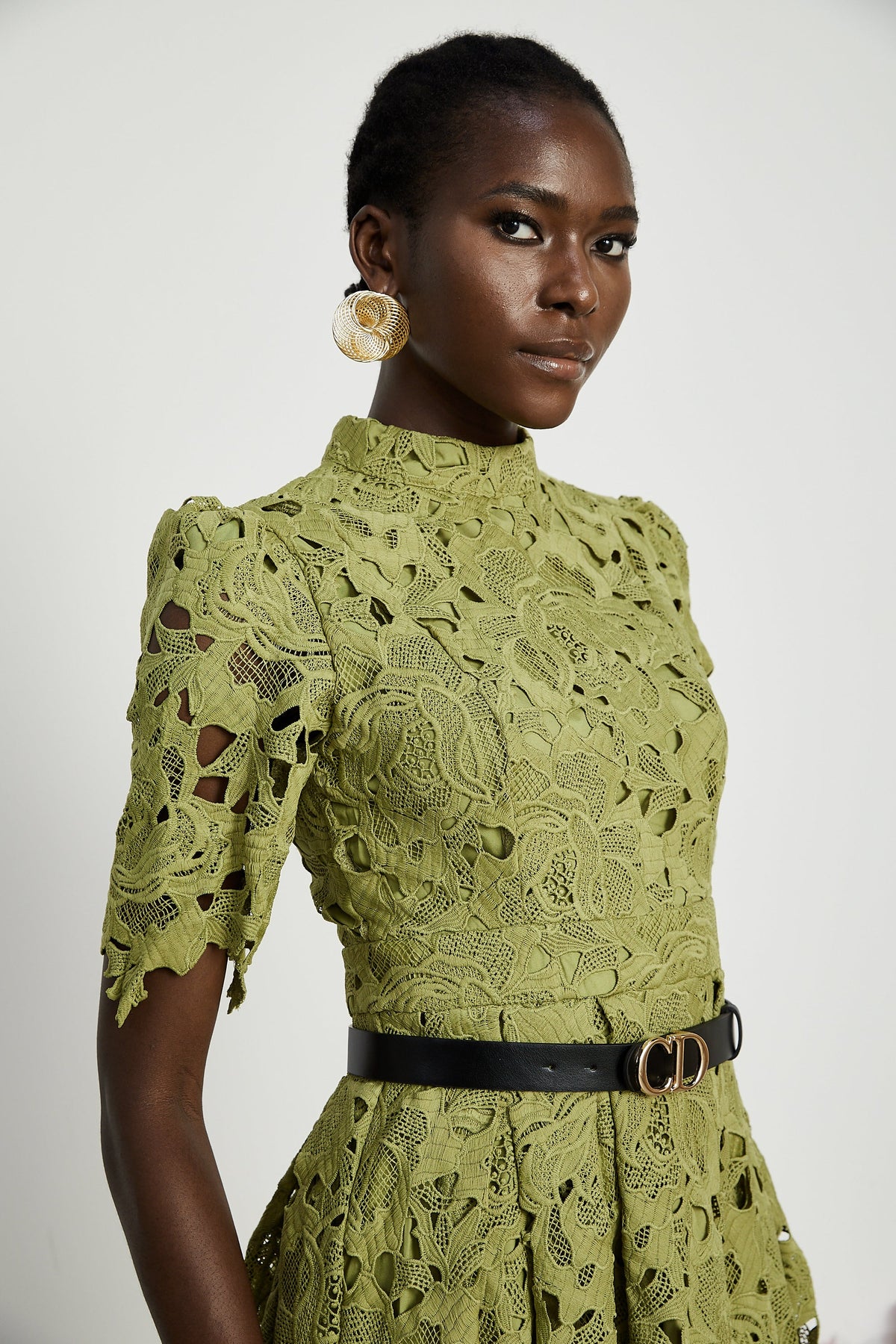 Valérie cut-out embroidered mini dress (Final Sale)
