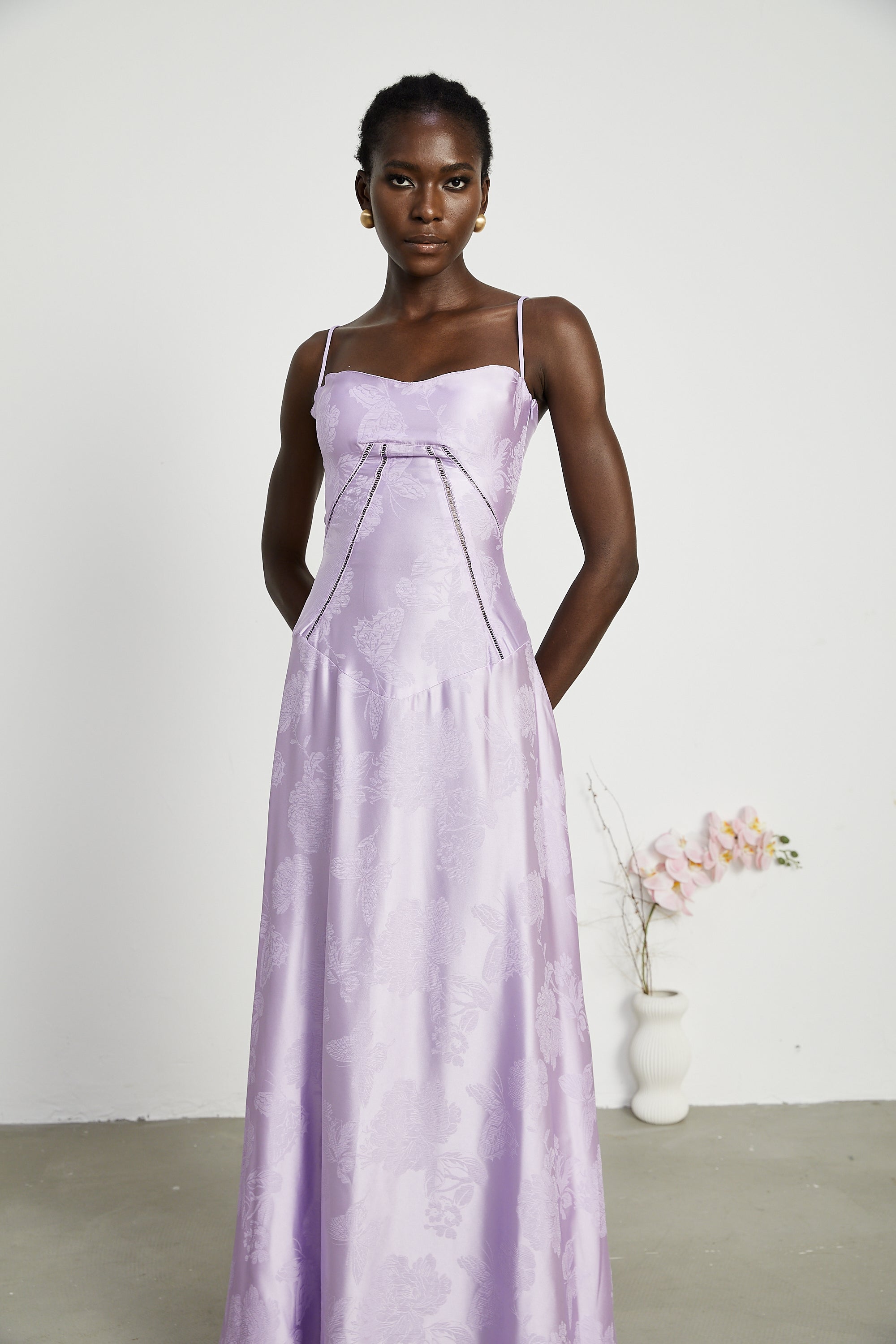 Adabella floral maxi dress