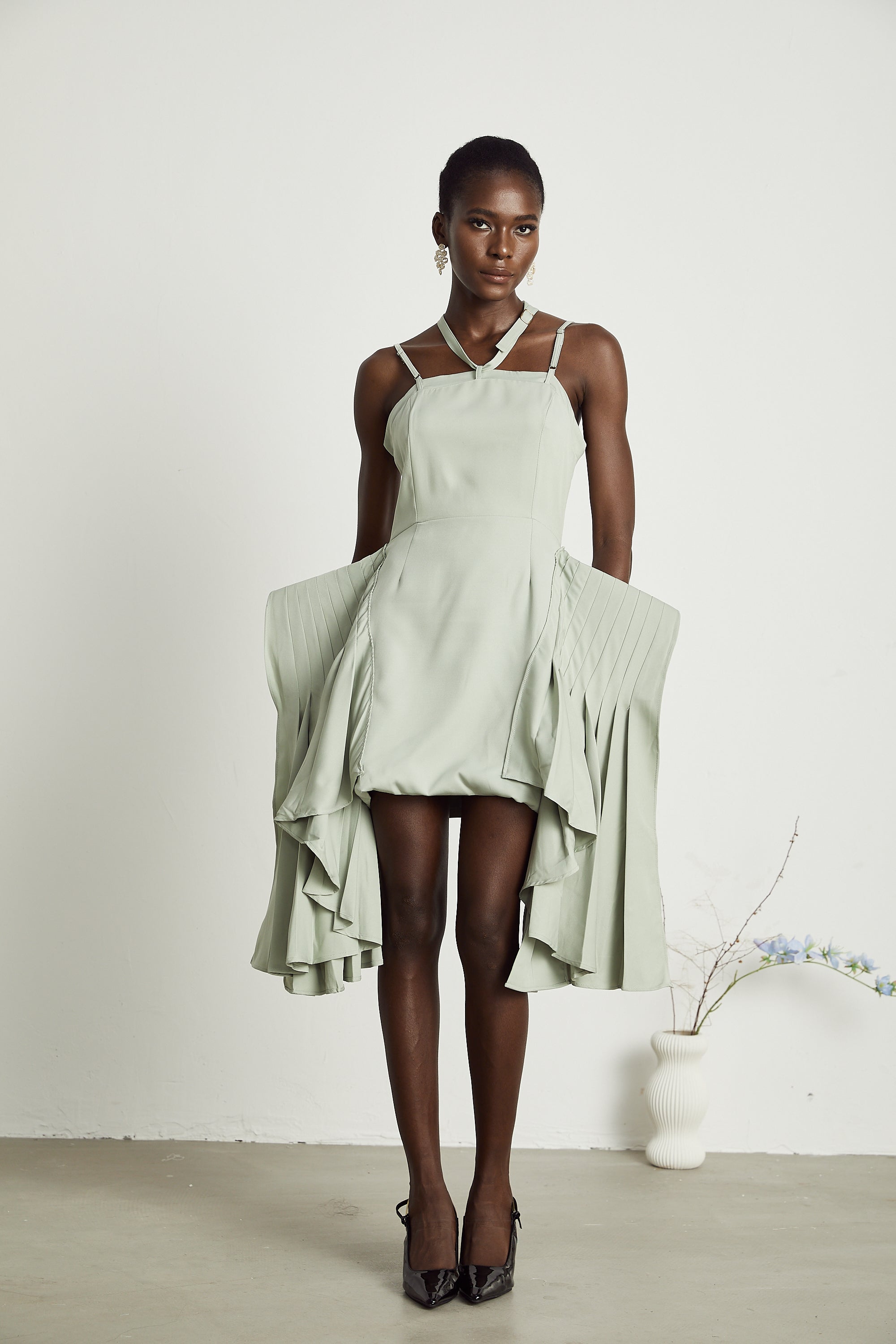 Michel layered-hemline mini dress (US Only)