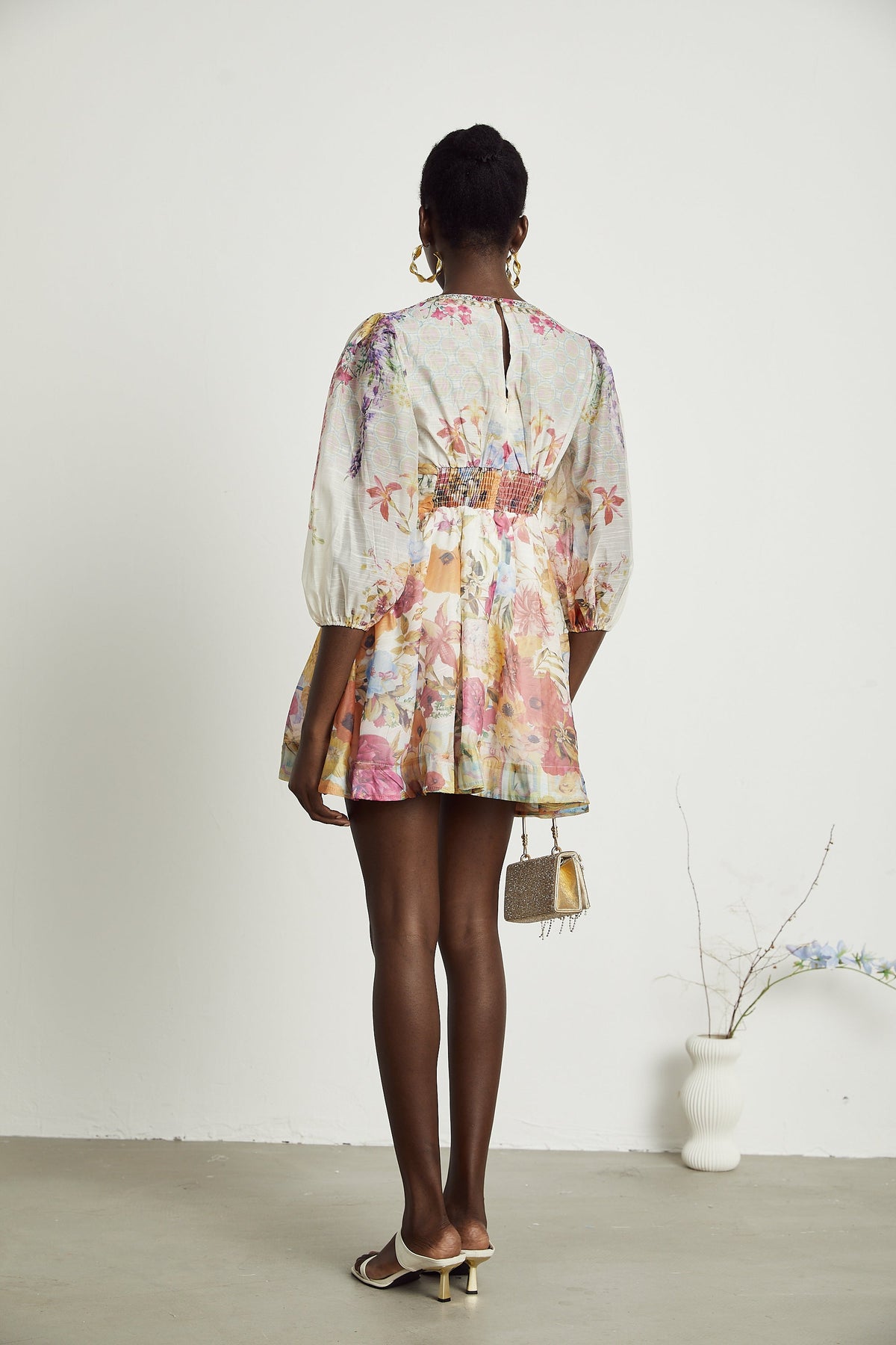 Axelle floral-print mini dress (Final Sale-US Only)